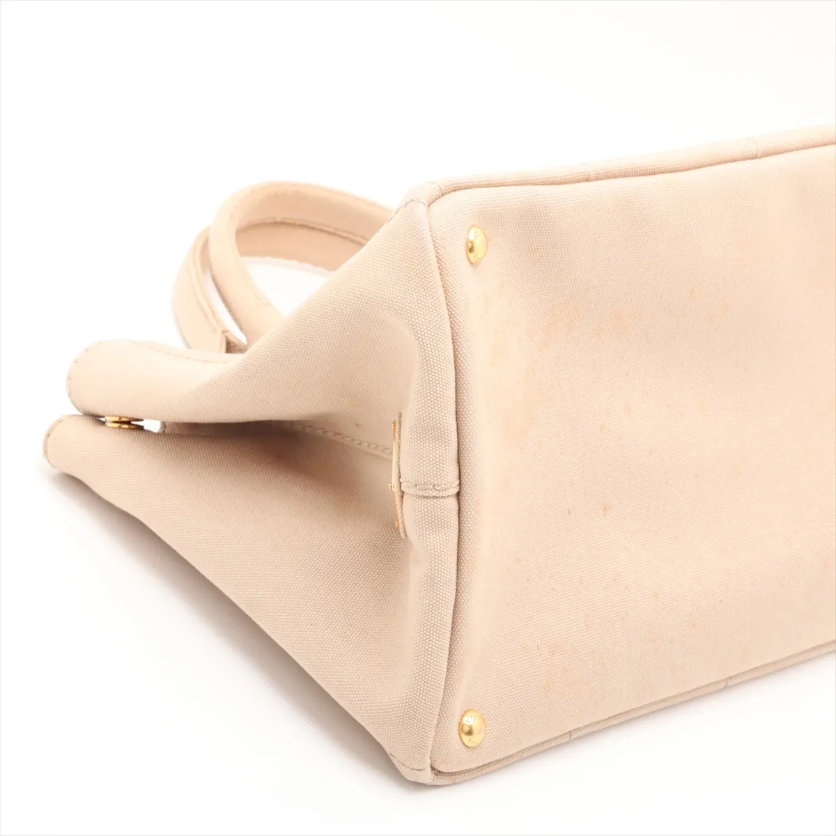 Canapa Canvas 2-Way Tote Bag, Beige, 1BG642, Unsigned Guarantee Card — view 4