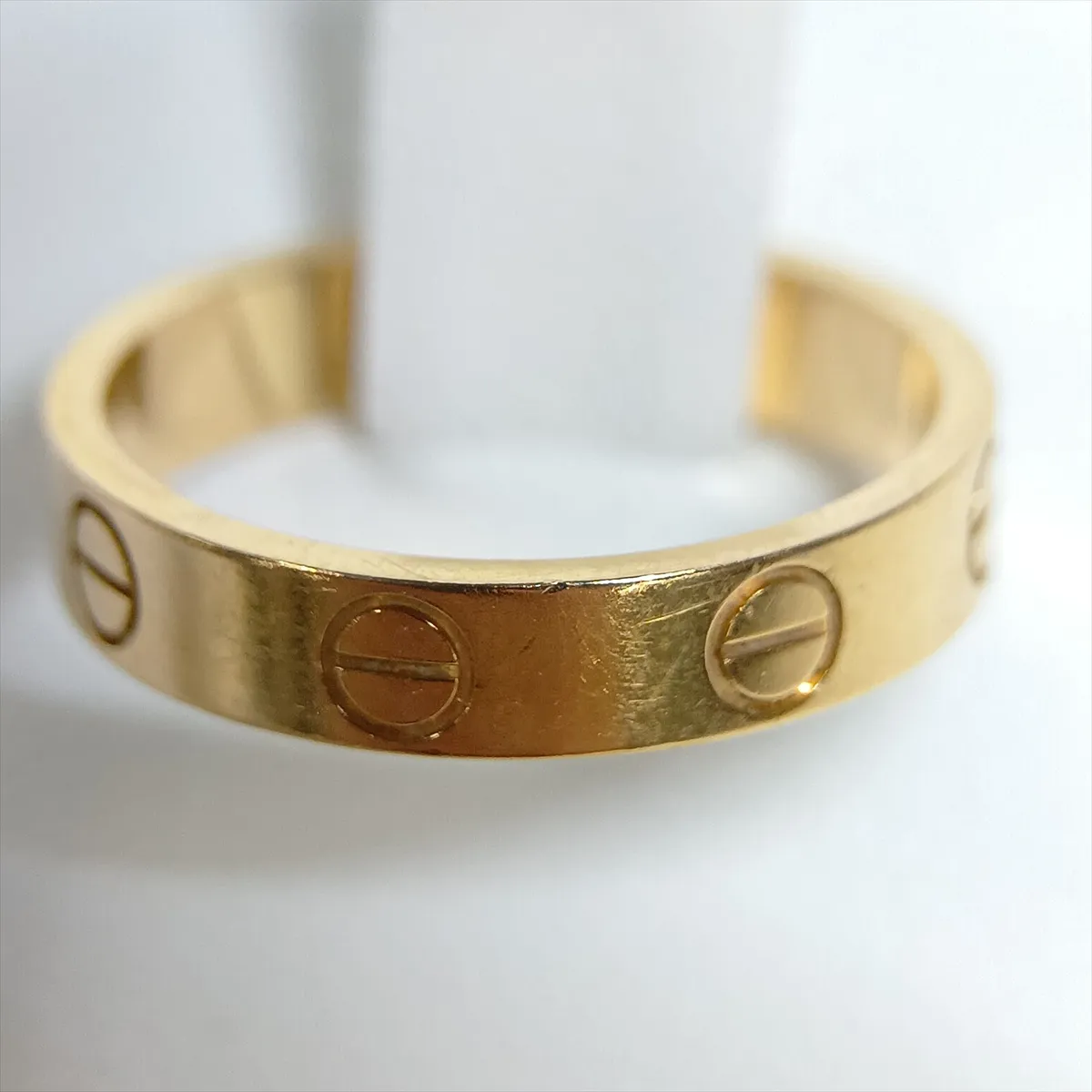 Mini Love Ring, 750 (PG), 3.1g, 50 JYC509, dents. — view 5