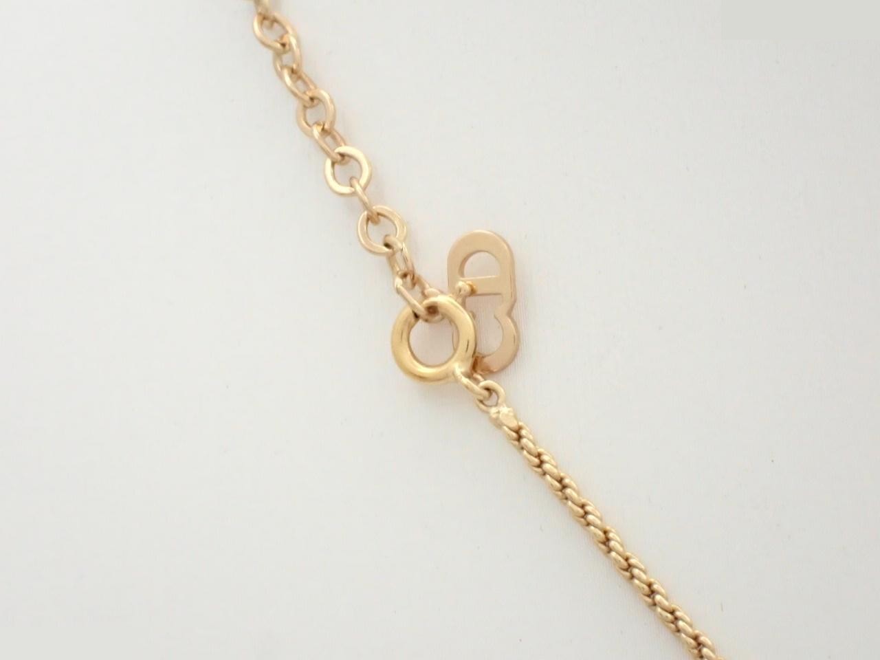 Gold necklace, chain approximately 42cm — view 2