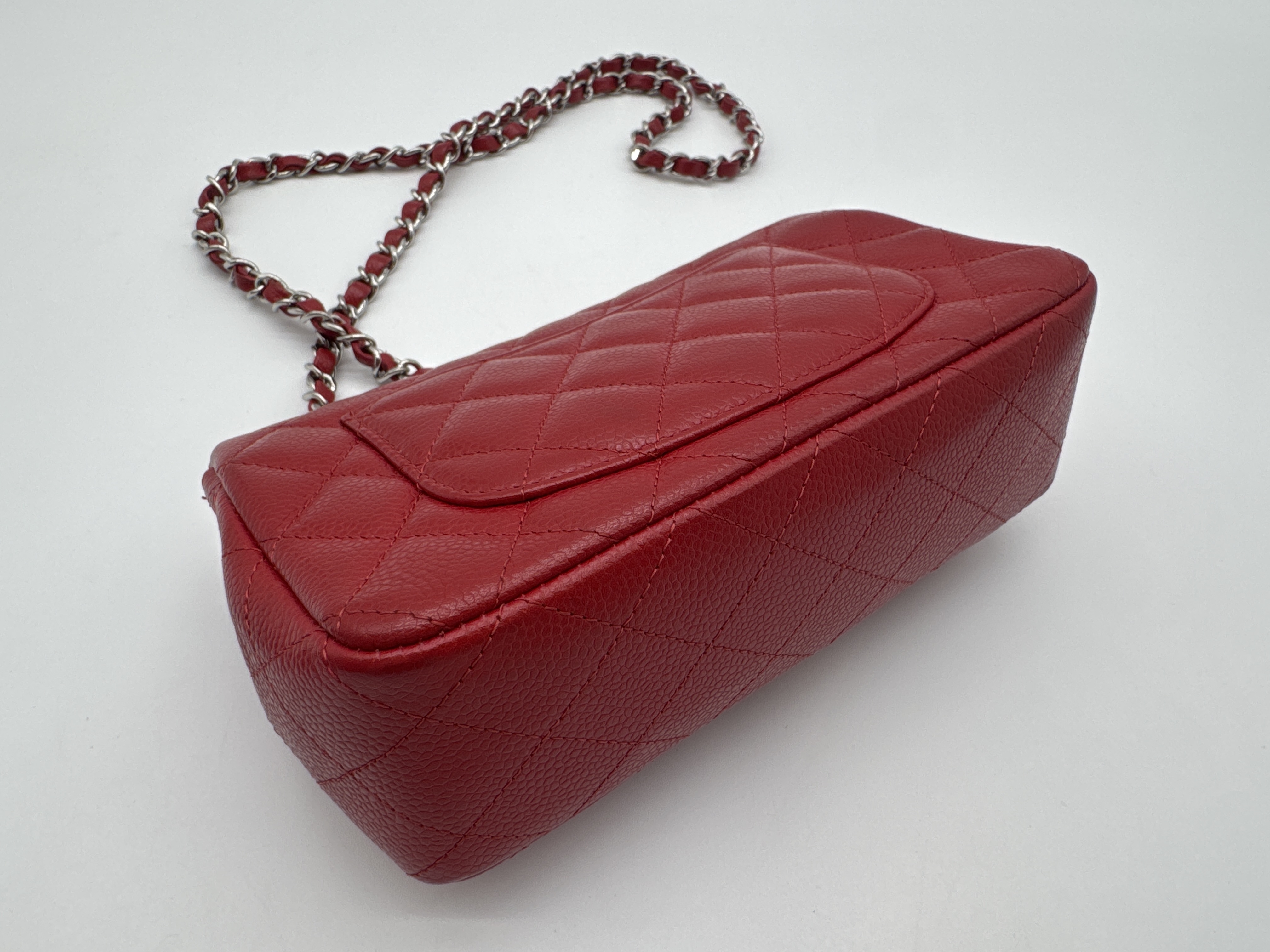 Caviar Skin Mini Matelassé Shoulder Bag — view 7