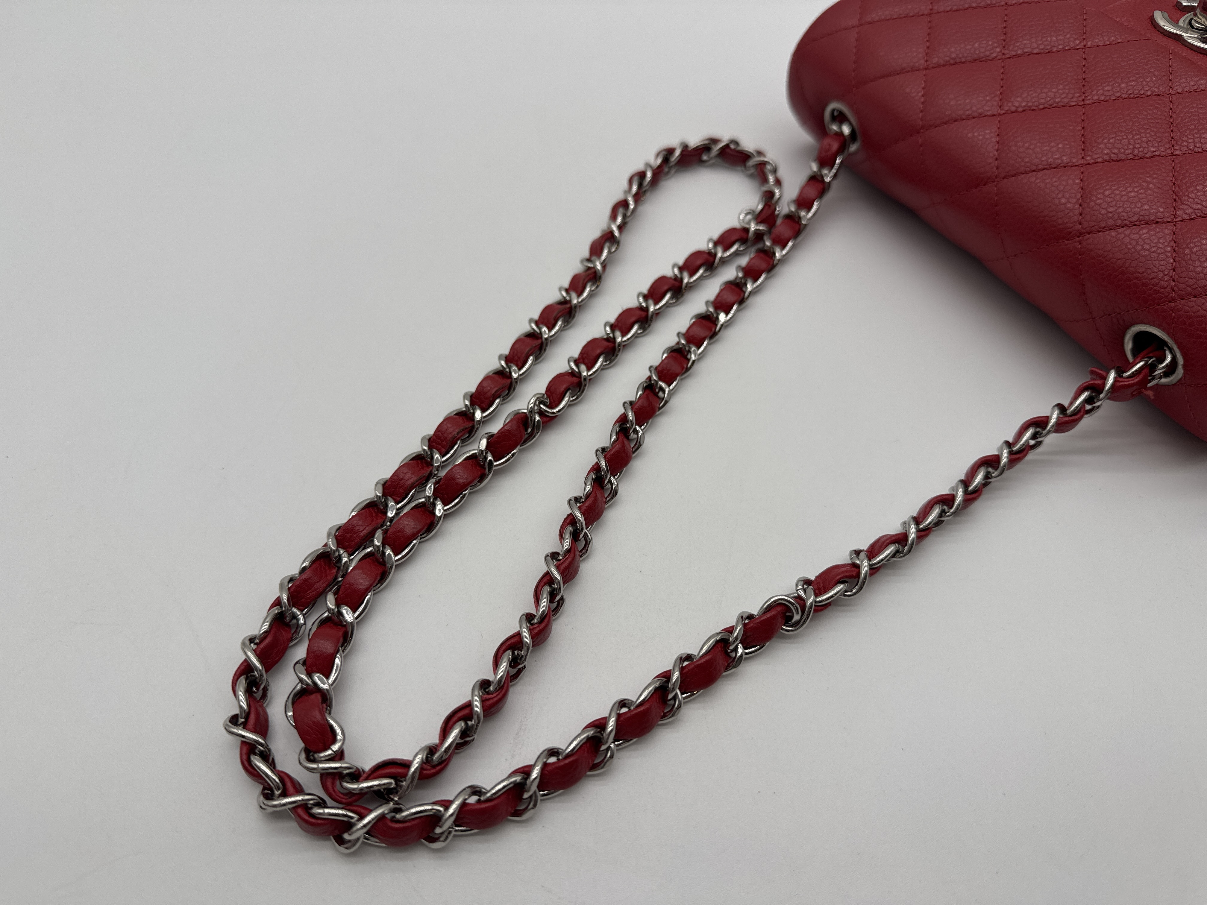 Caviar Skin Mini Matelassé Shoulder Bag — view 9