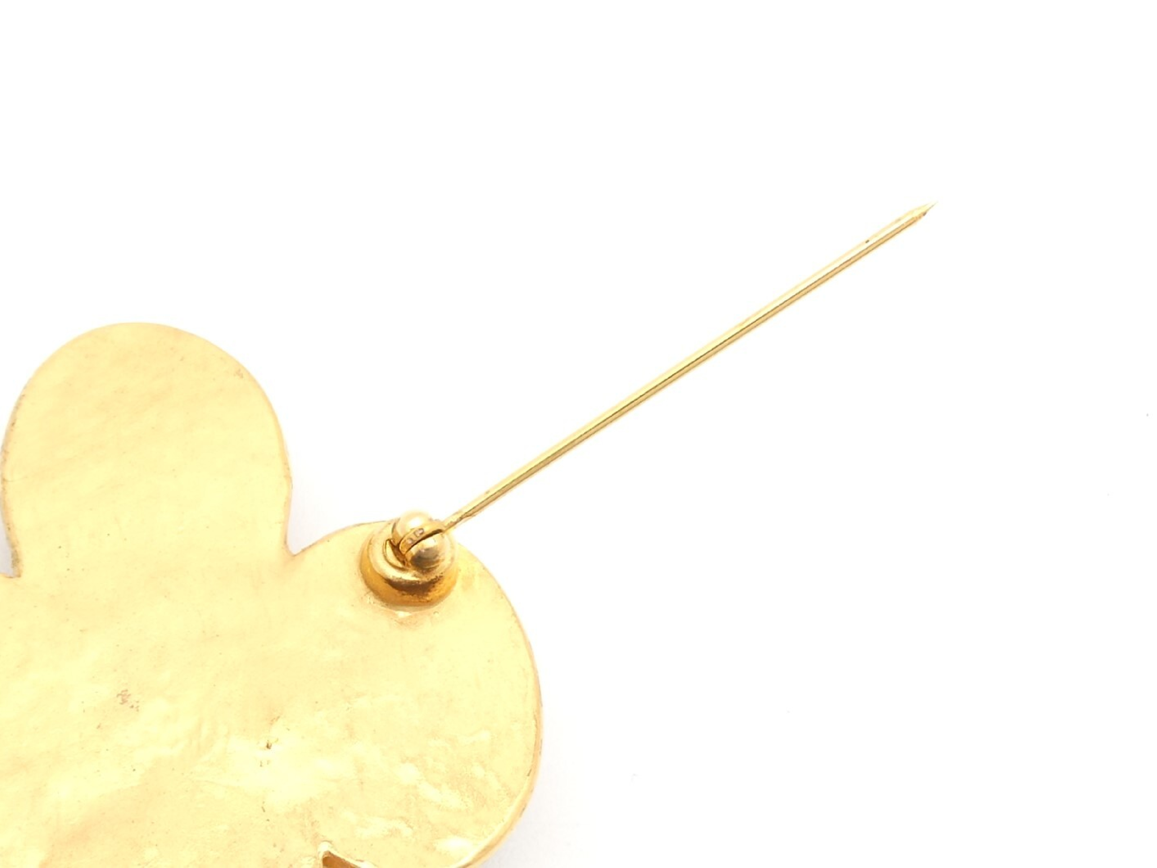 Coco Mark Gold Brooch — view 4