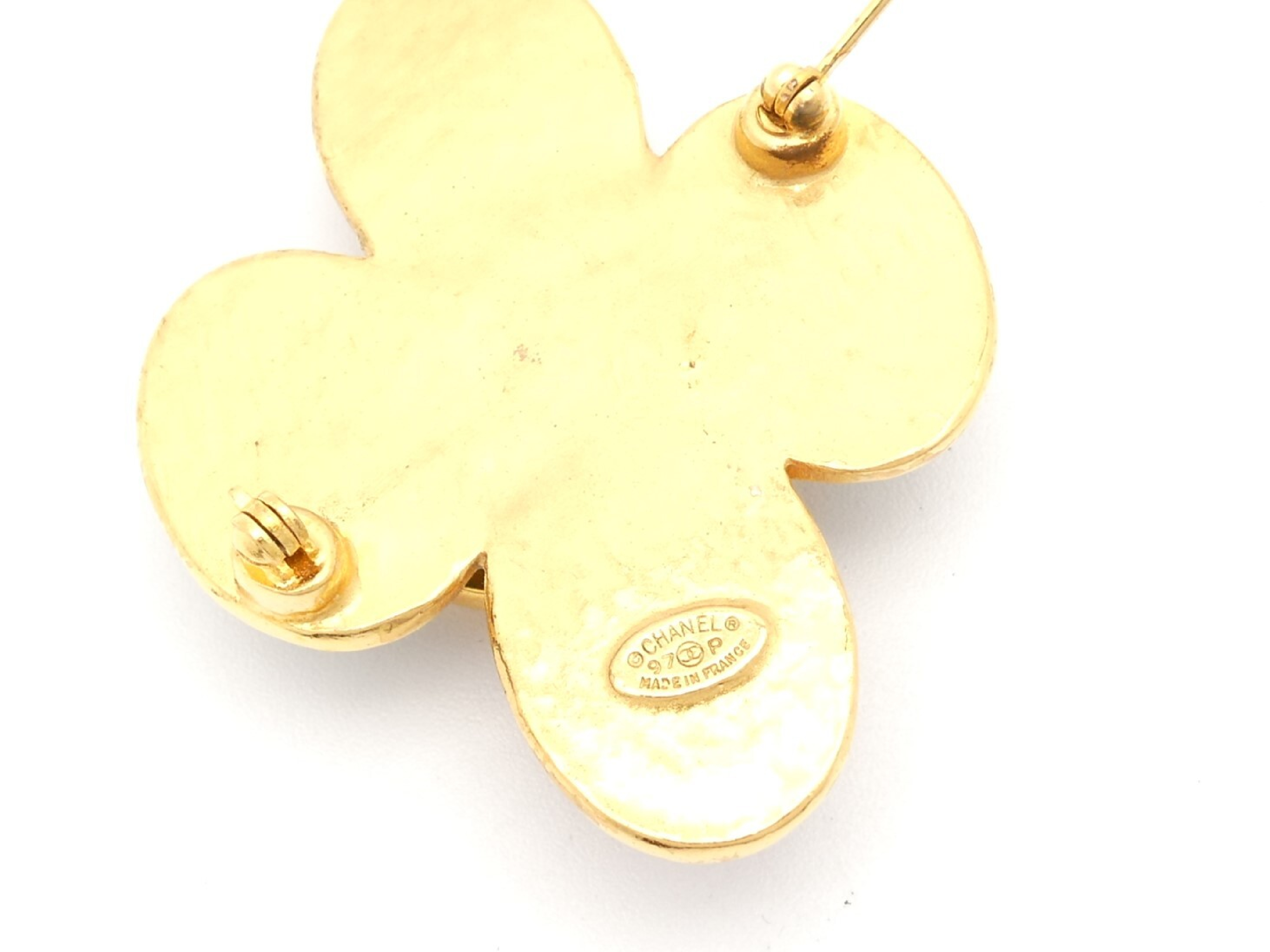 Coco Mark Gold Brooch — view 5