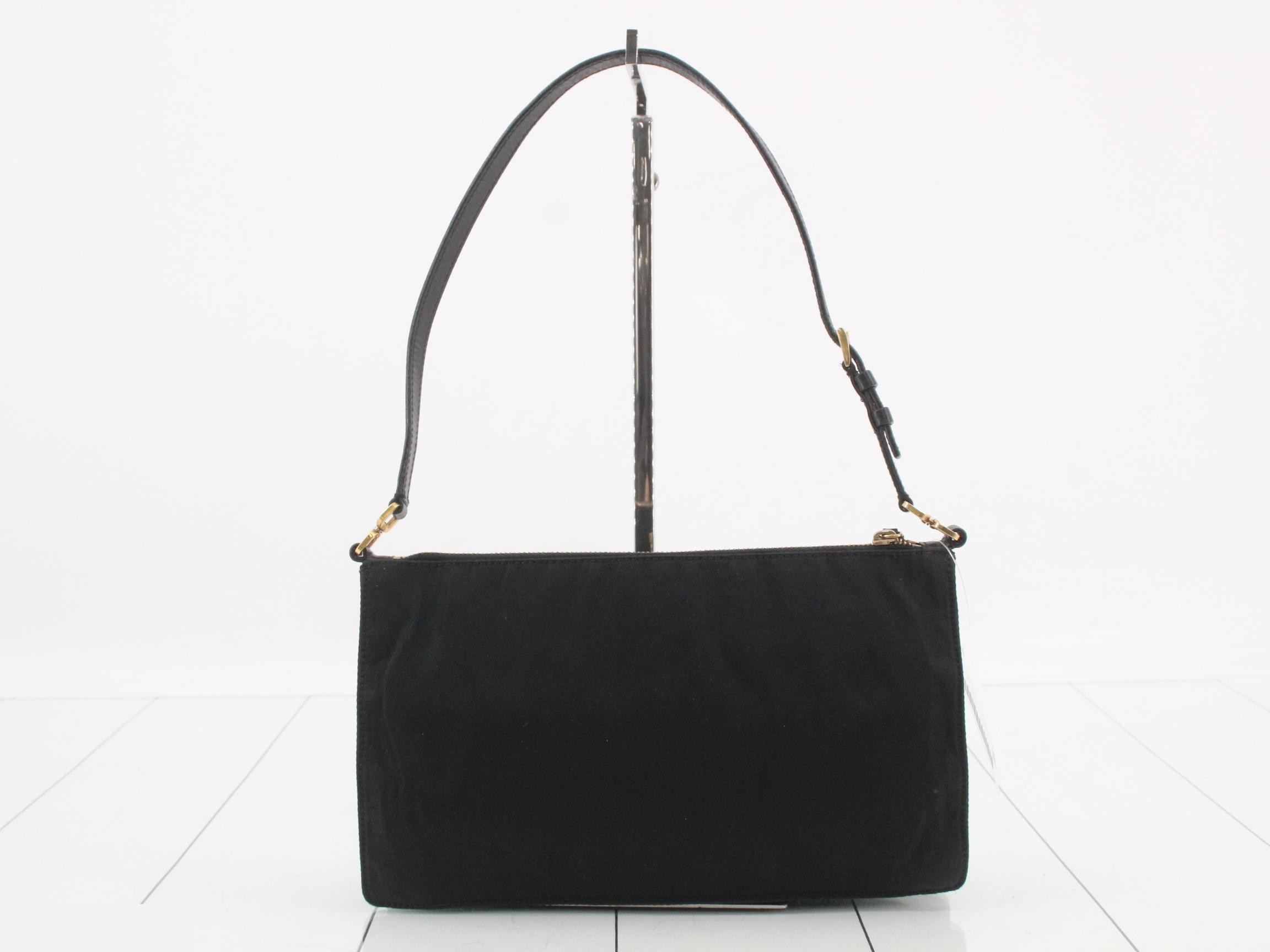 Other lines: Bags & Shoulder Bags - Tessuto Pouch - Black — view 2