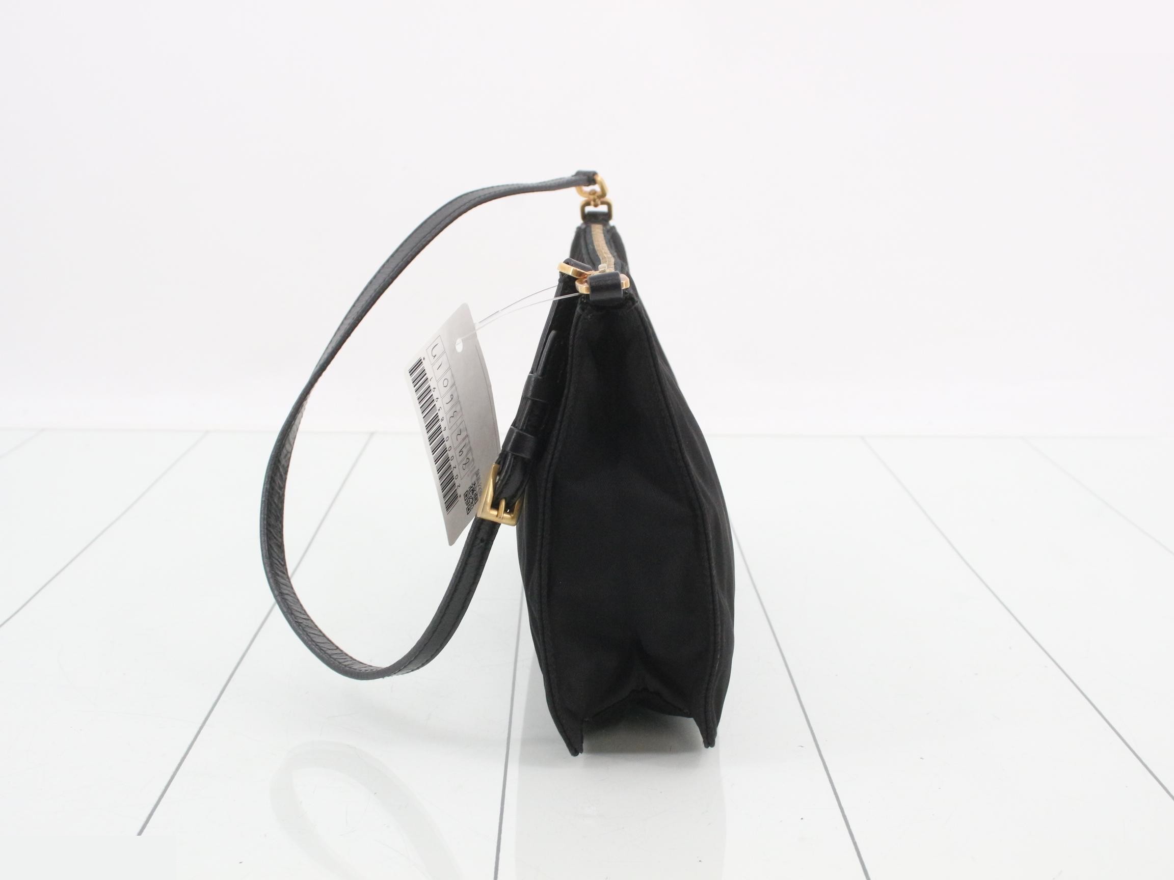 Other lines: Bags & Shoulder Bags - Tessuto Pouch - Black — view 4