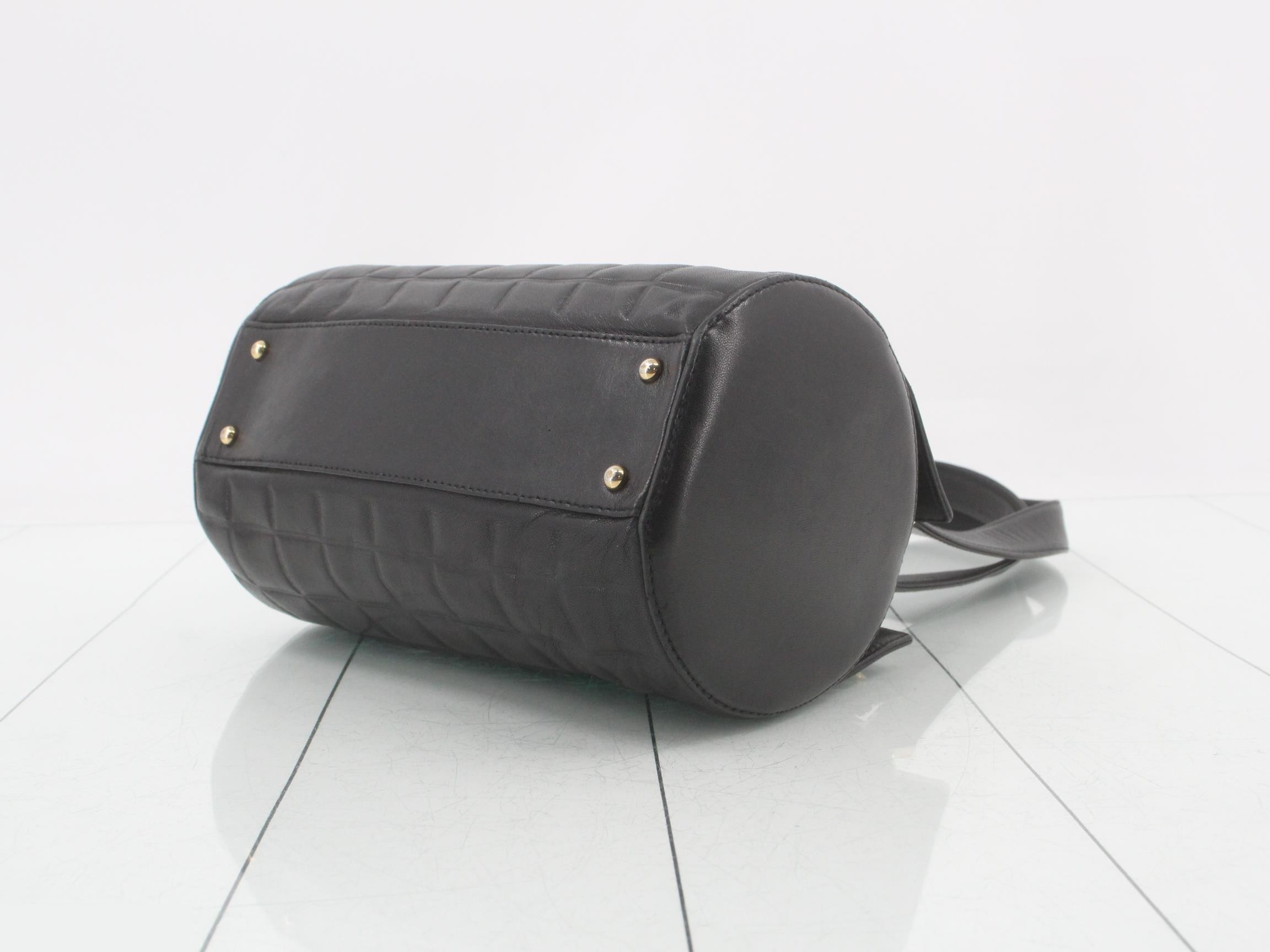 Chocolate bar shoulder bag, black, item number 7. — view 6