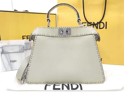 Peekaboo Small 8BN327 Light Green, Perfect Condition, Unused Handbag
