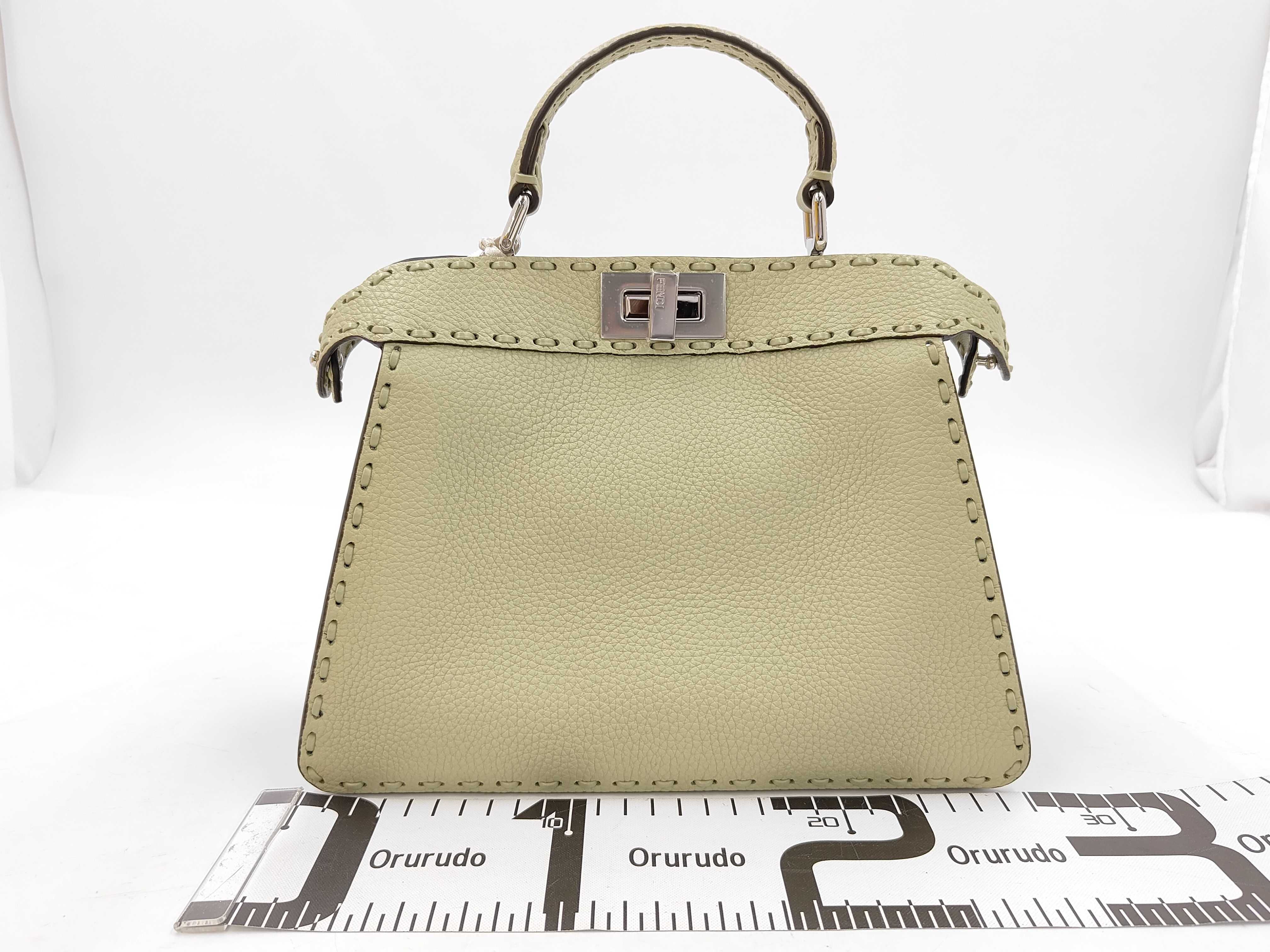 Peekaboo Small 8BN327 Light Green, Perfect Condition, Unused Handbag — view 2