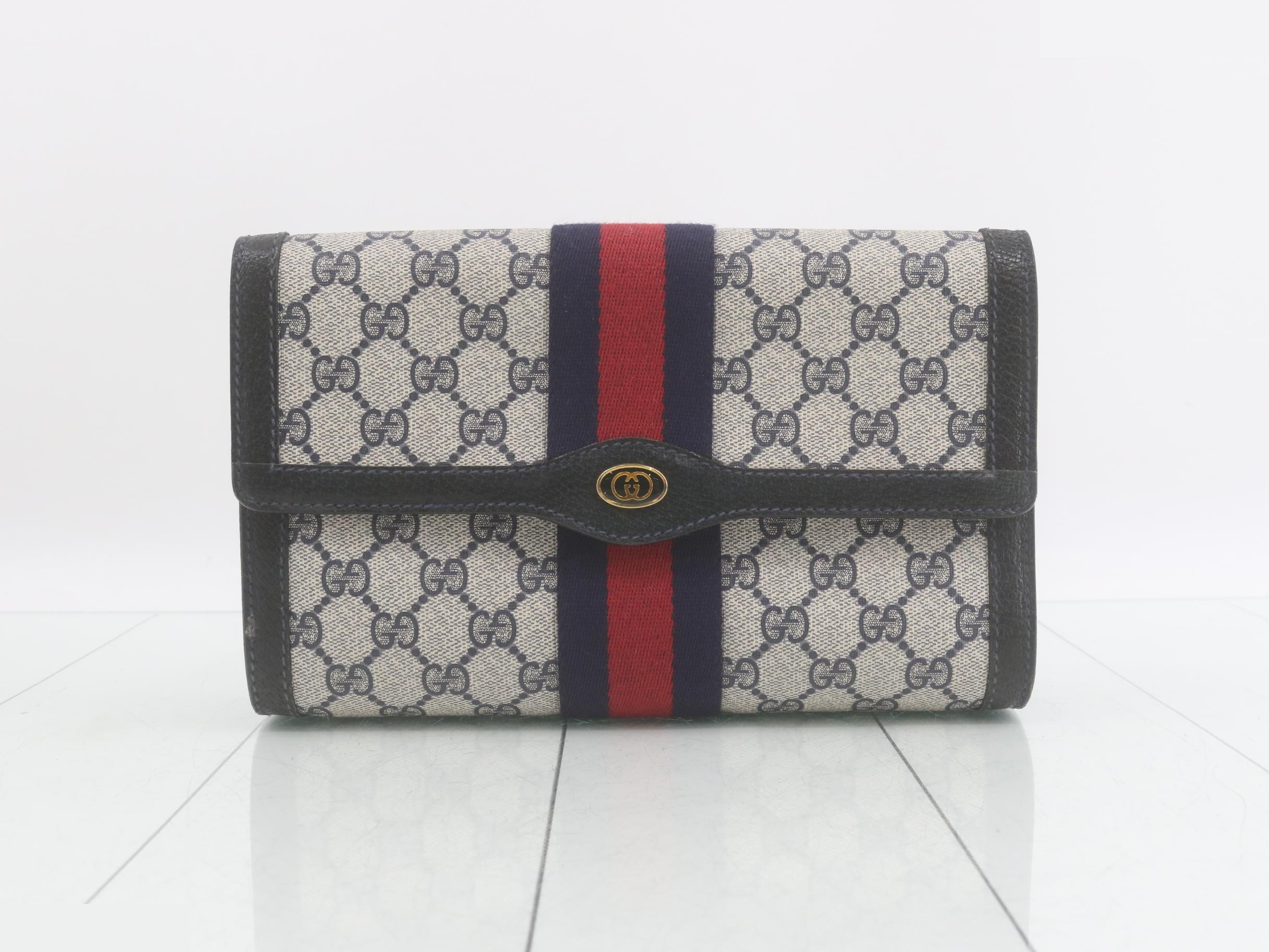 GG Supreme Sherry Clutch with Box