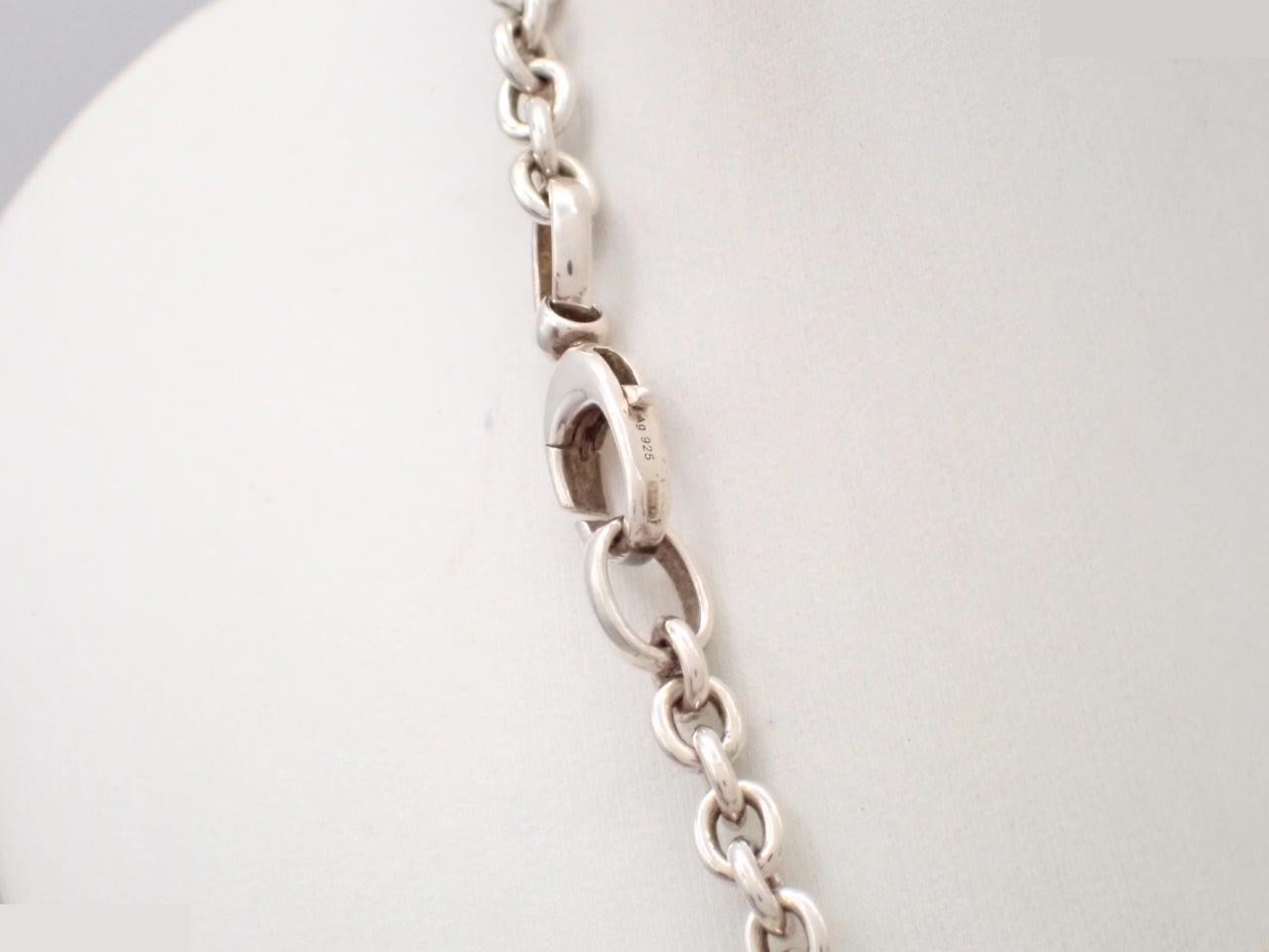 Interlocking G Necklace, 925 sterling silver, 28.4g — view 2