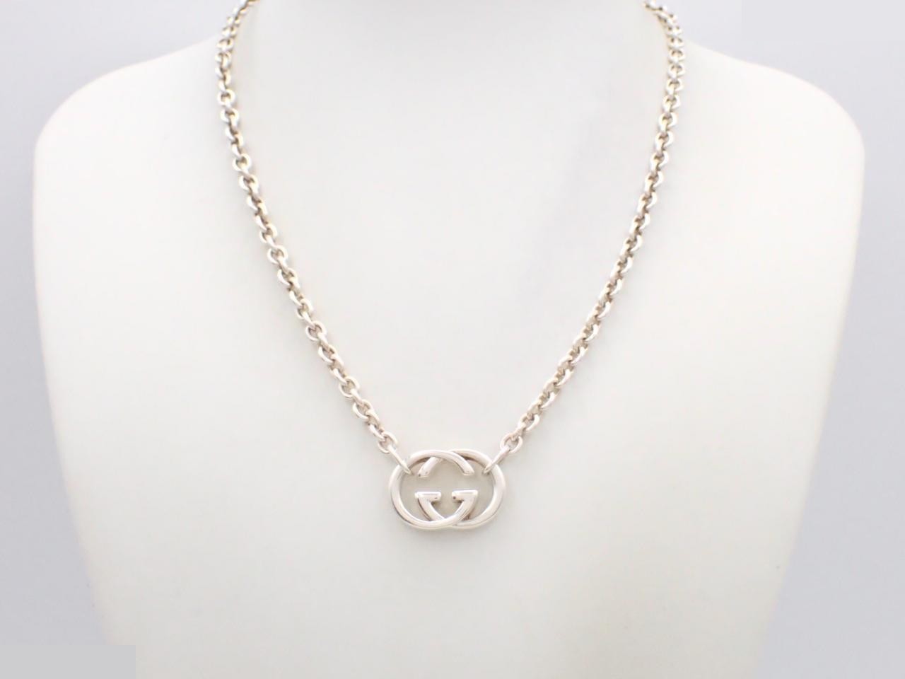 Interlocking G Necklace, 925 sterling silver, 28.4g — view 3