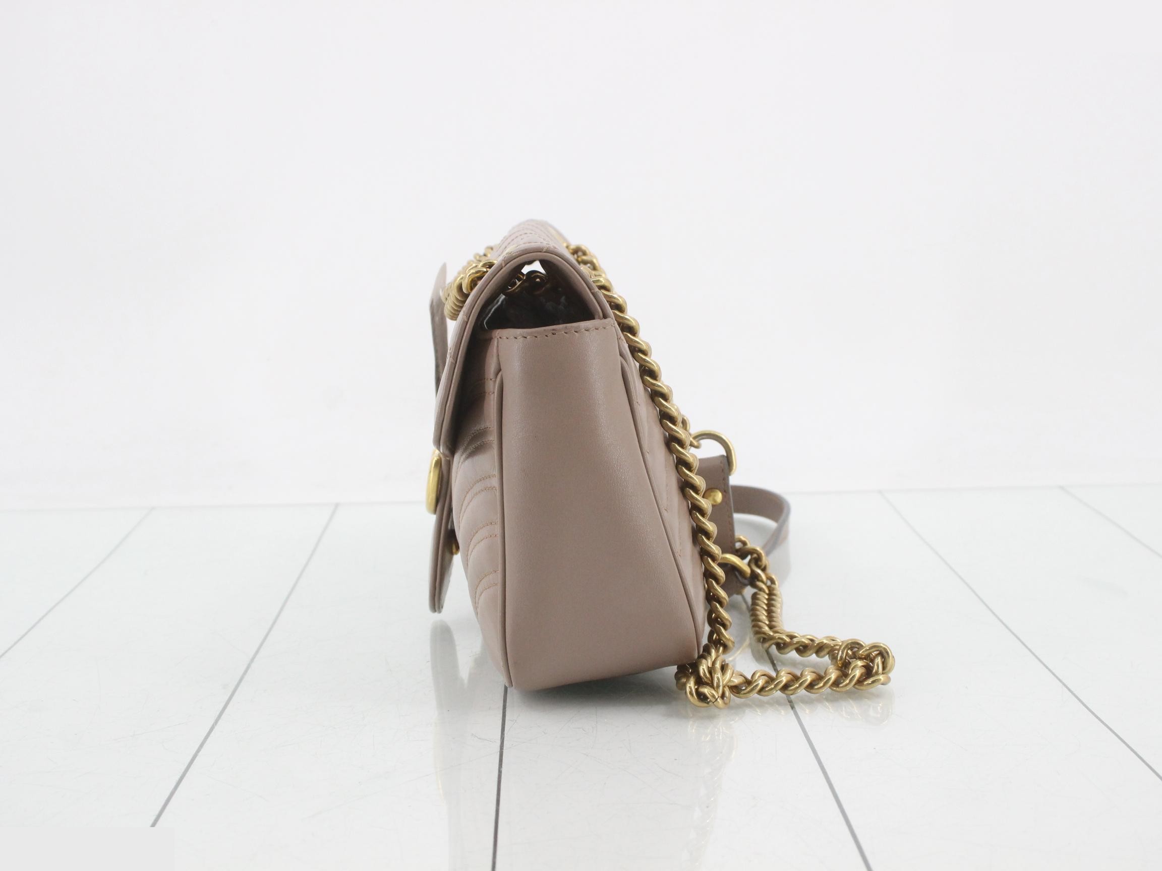 GG Marmont Chain Shoulder Bag — view 3