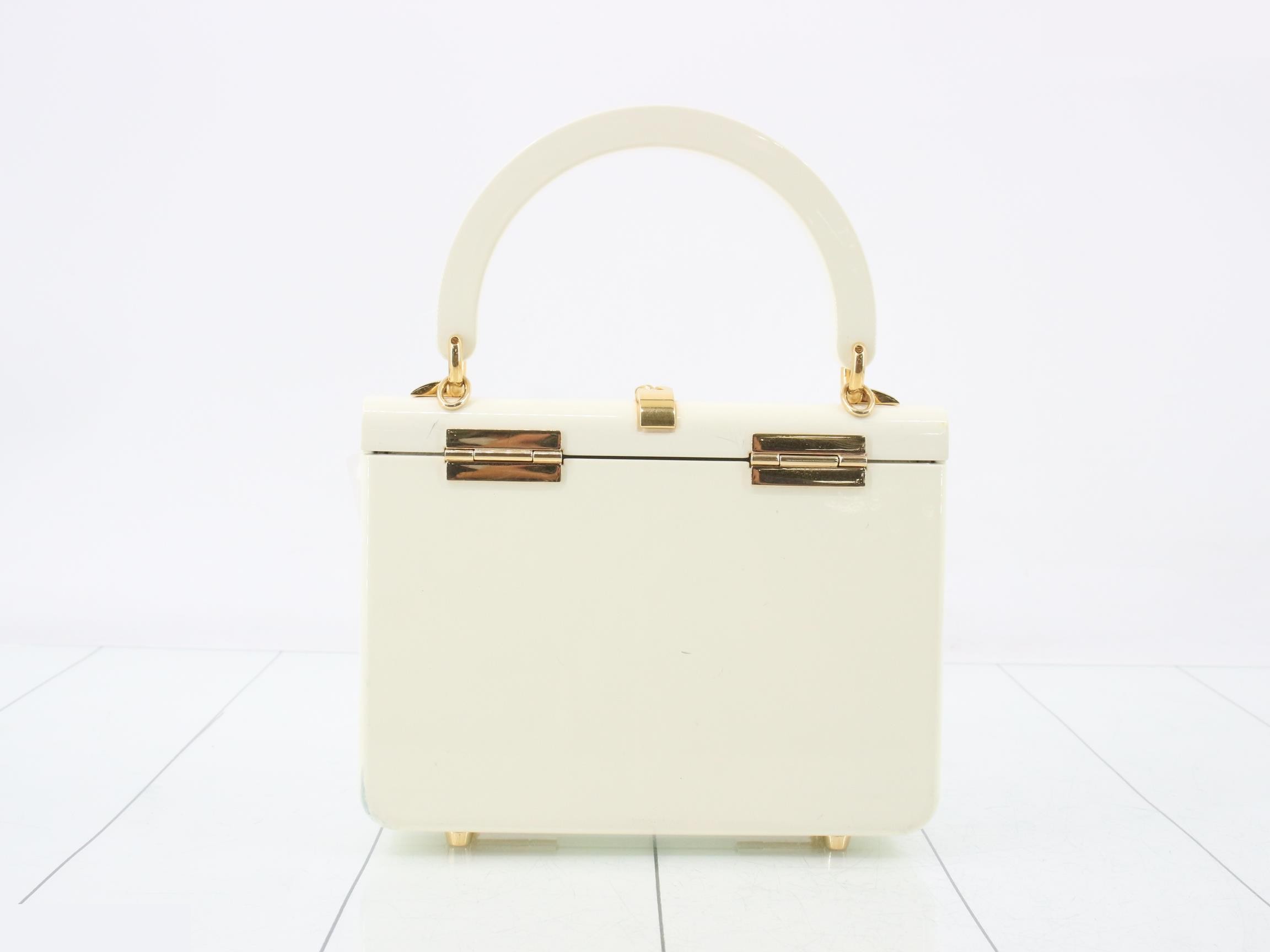 Sylvie 1969 Acrylic Mini Top Handle 2-Way Handbag — view 2