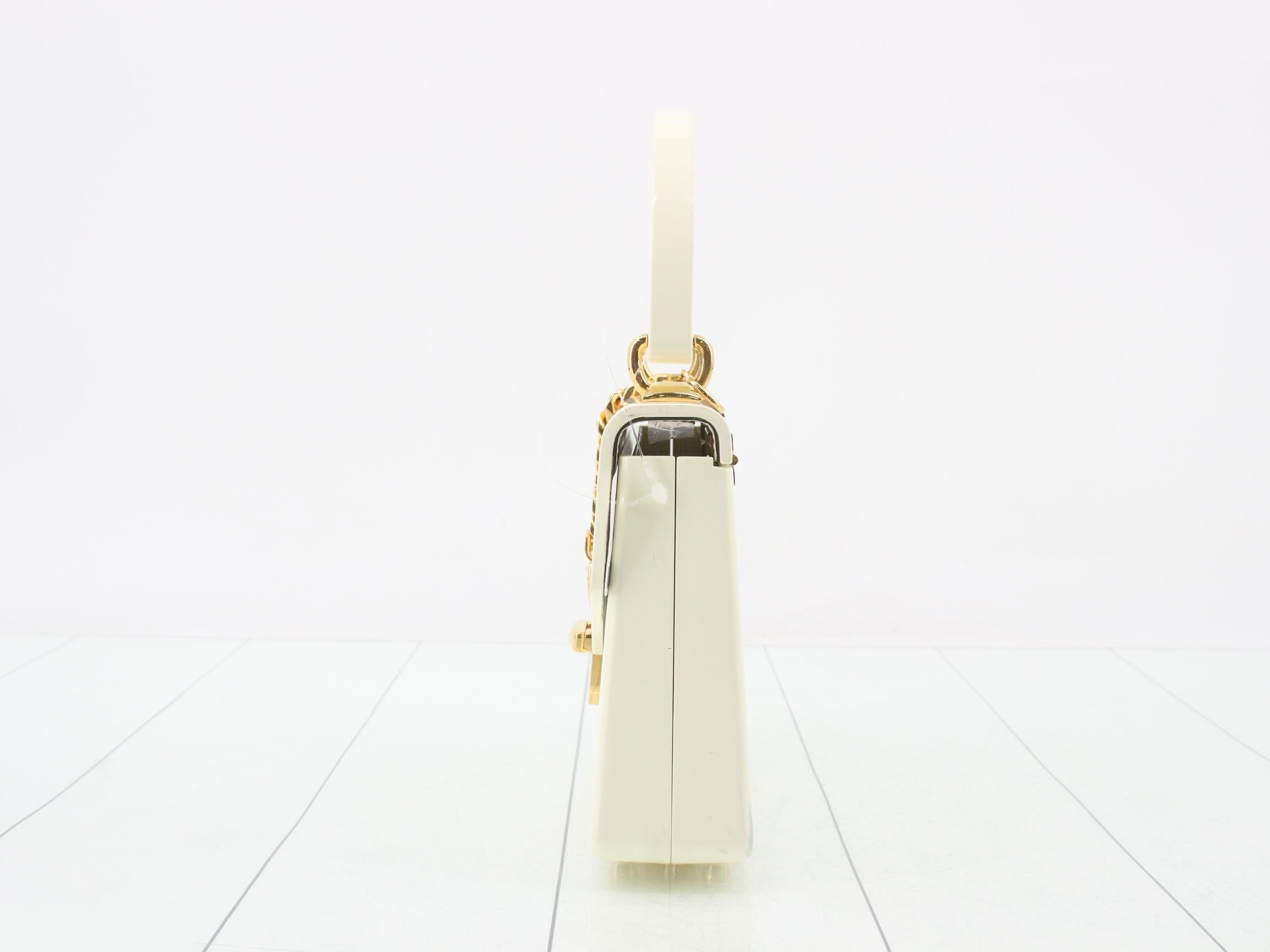 Sylvie 1969 Acrylic Mini Top Handle 2-Way Handbag — view 3