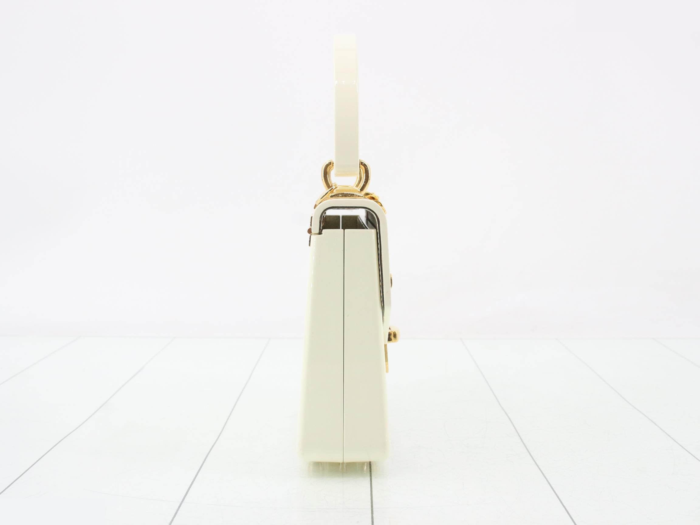Sylvie 1969 Acrylic Mini Top Handle 2-Way Handbag — view 4