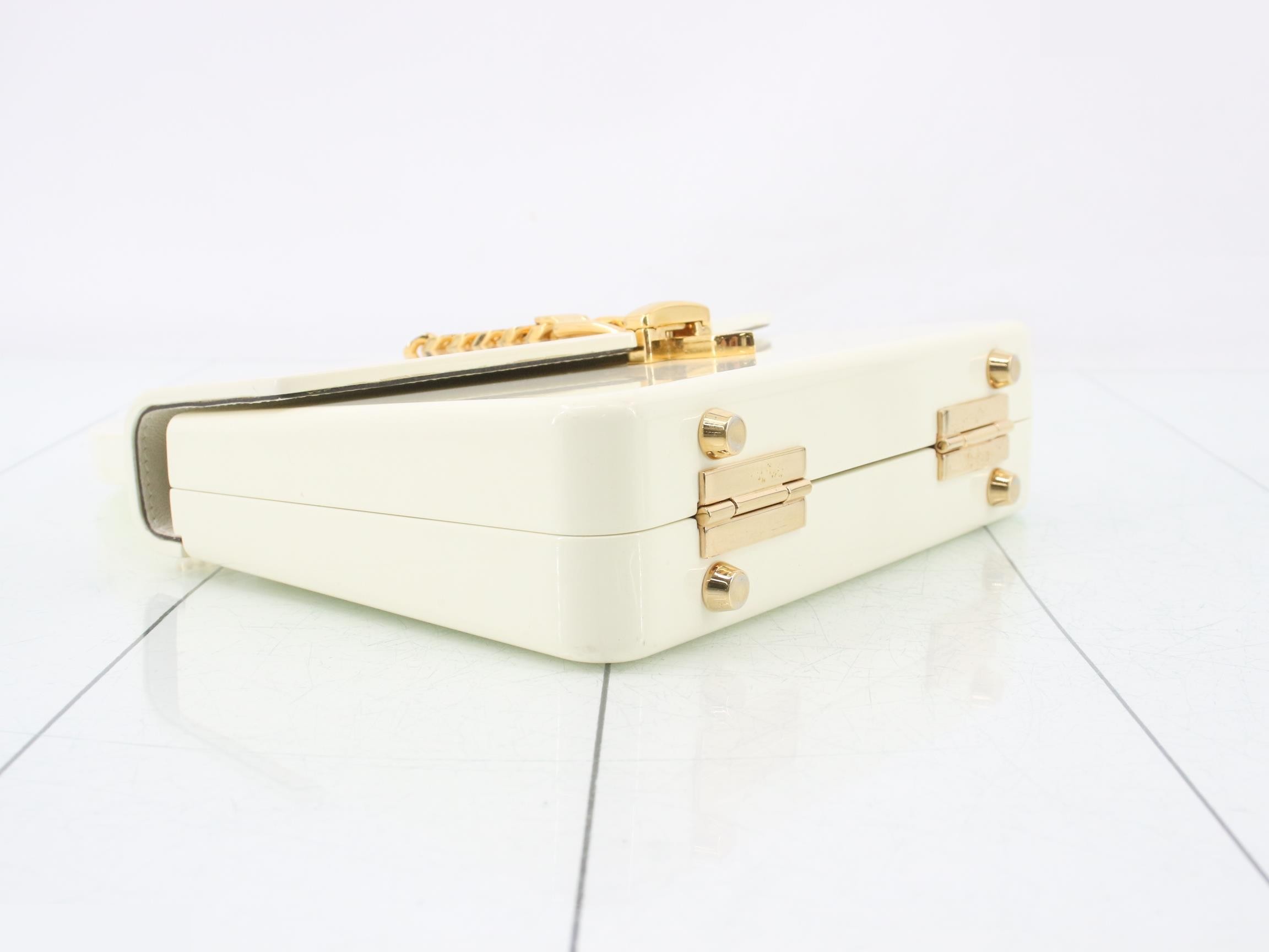 Sylvie 1969 Acrylic Mini Top Handle 2-Way Handbag — view 5