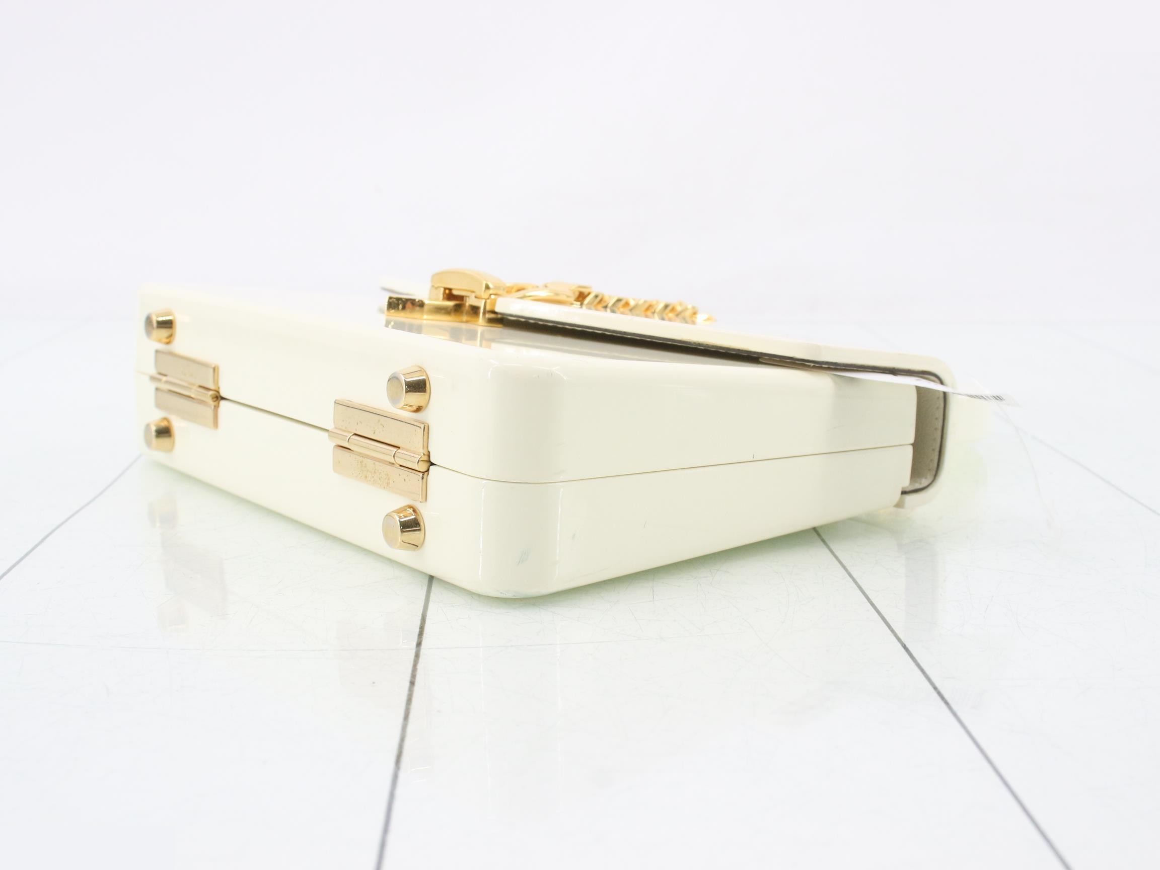 Sylvie 1969 Acrylic Mini Top Handle 2-Way Handbag — view 6