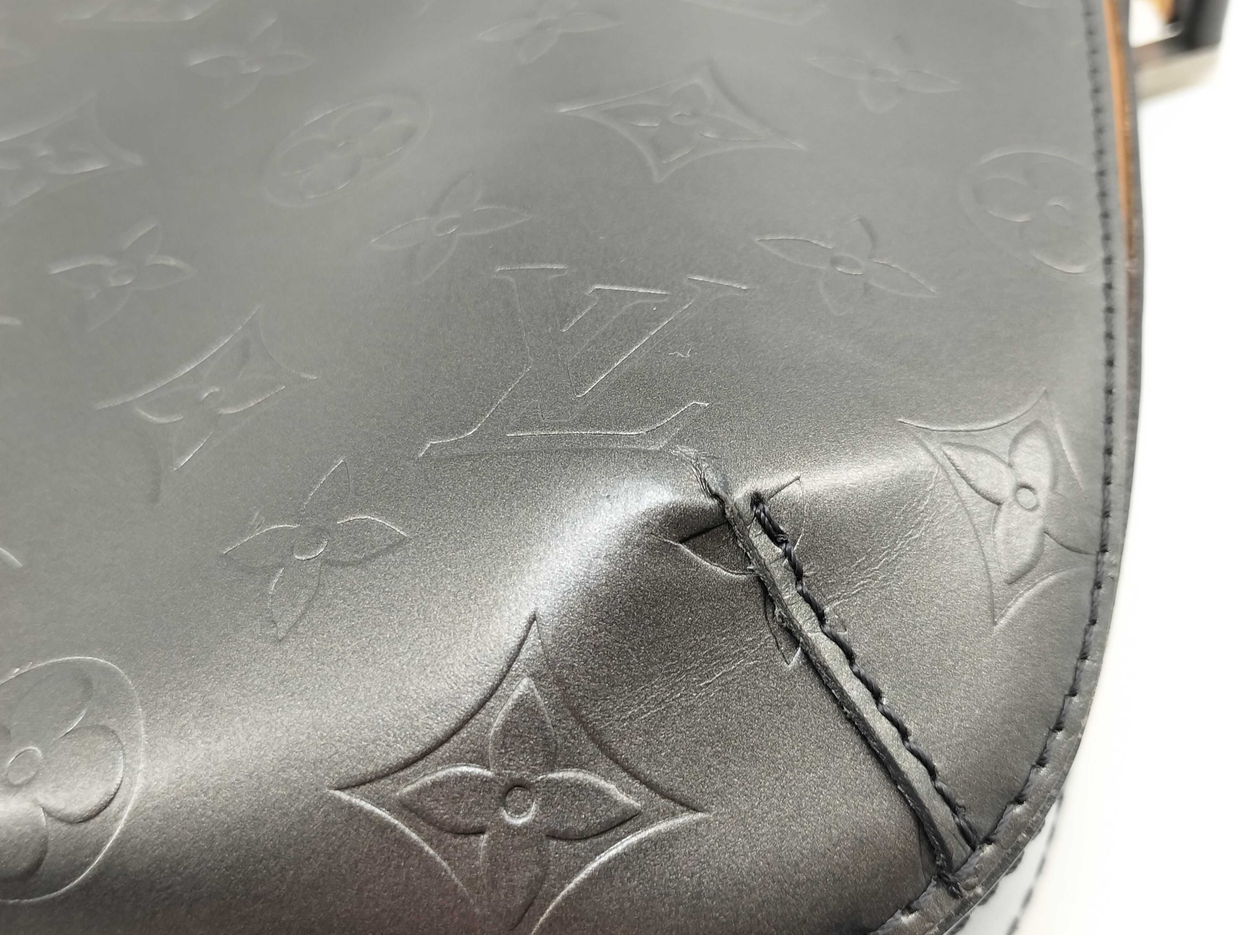 Monogram Matte Louis Vuitton M55142 MI0023 Monogram Matte Fowler Handbag One Shoulder Bag Noir Black Shoulder Bag — view 15