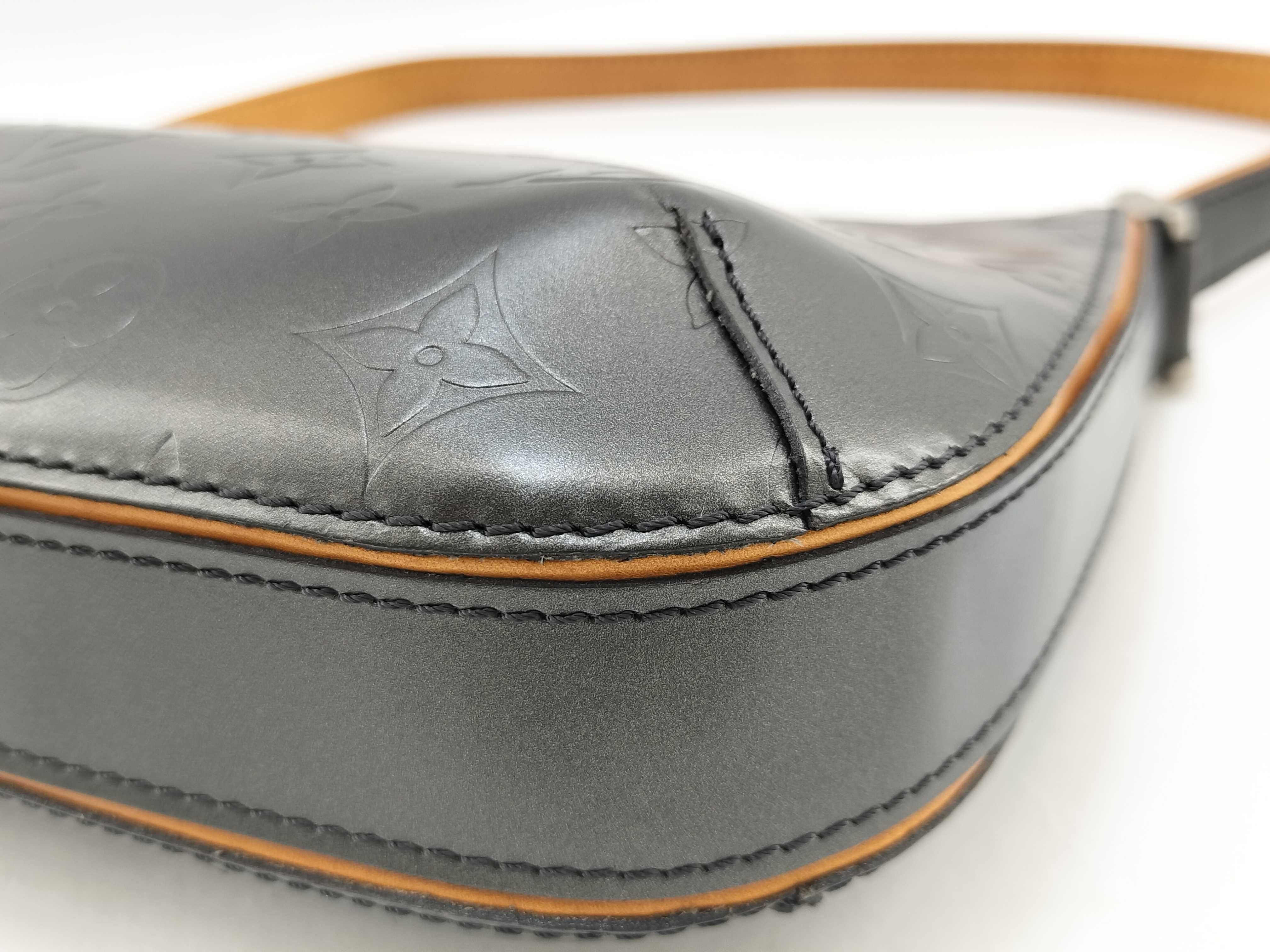 Monogram Matte Louis Vuitton M55142 MI0023 Monogram Matte Fowler Handbag One Shoulder Bag Noir Black Shoulder Bag — view 7