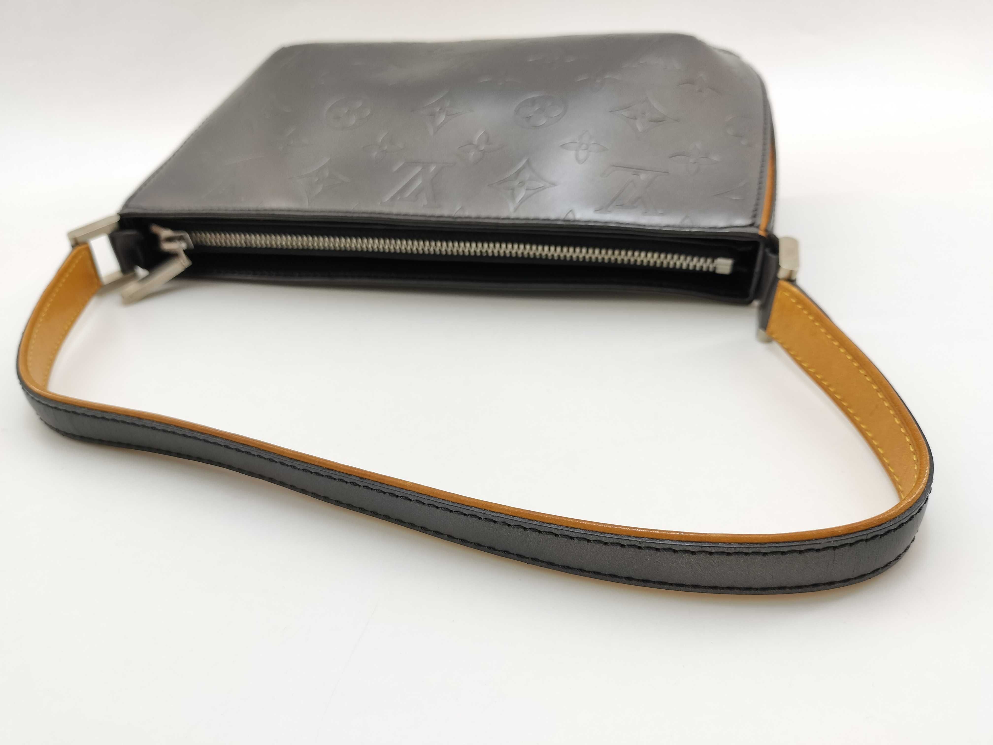 Monogram Matte Louis Vuitton M55142 MI0023 Monogram Matte Fowler Handbag One Shoulder Bag Noir Black Shoulder Bag — view 9