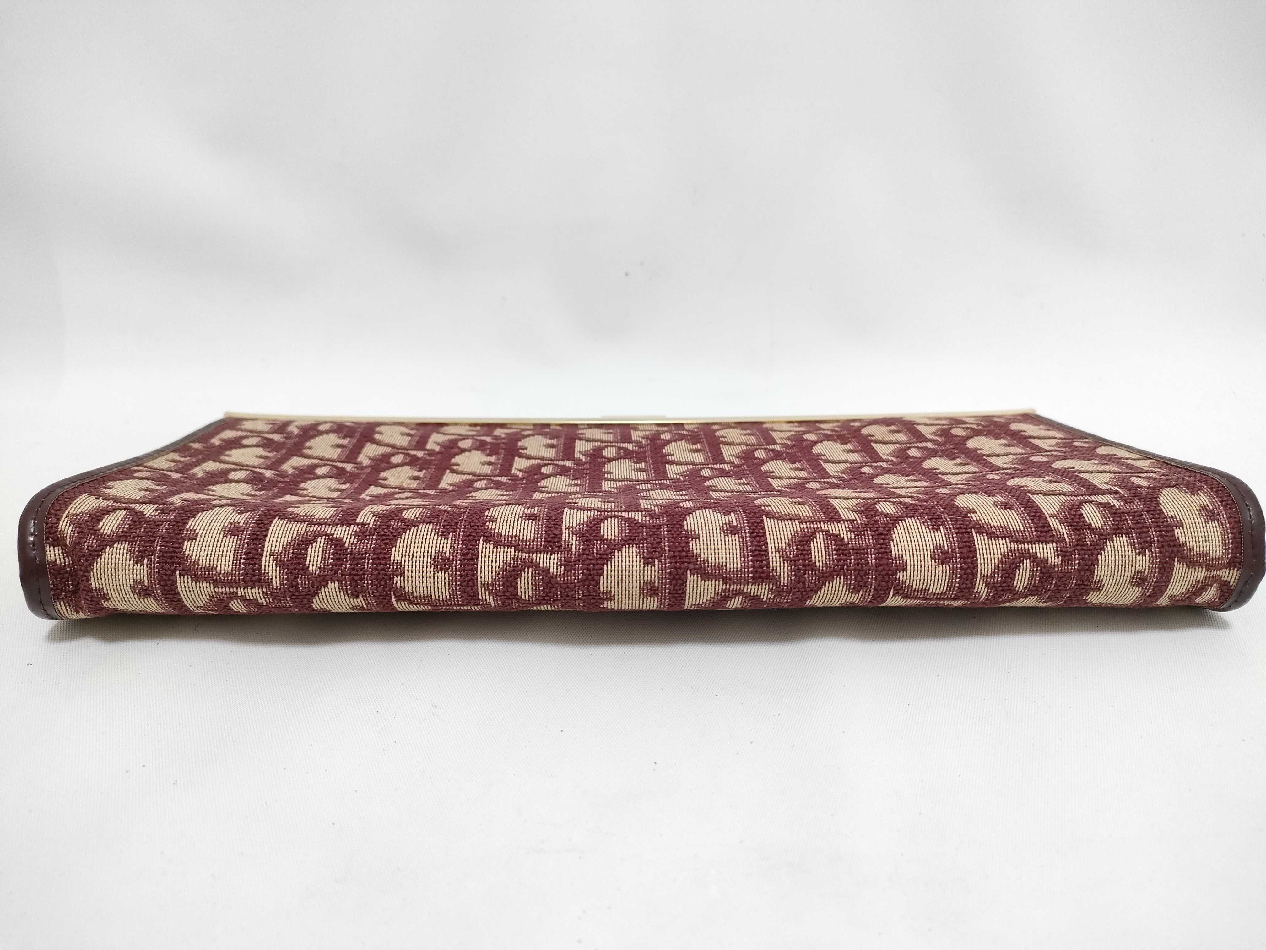 Trotter Clutch Bag, Second Bag, Trotter Canvas, Red. — view 4