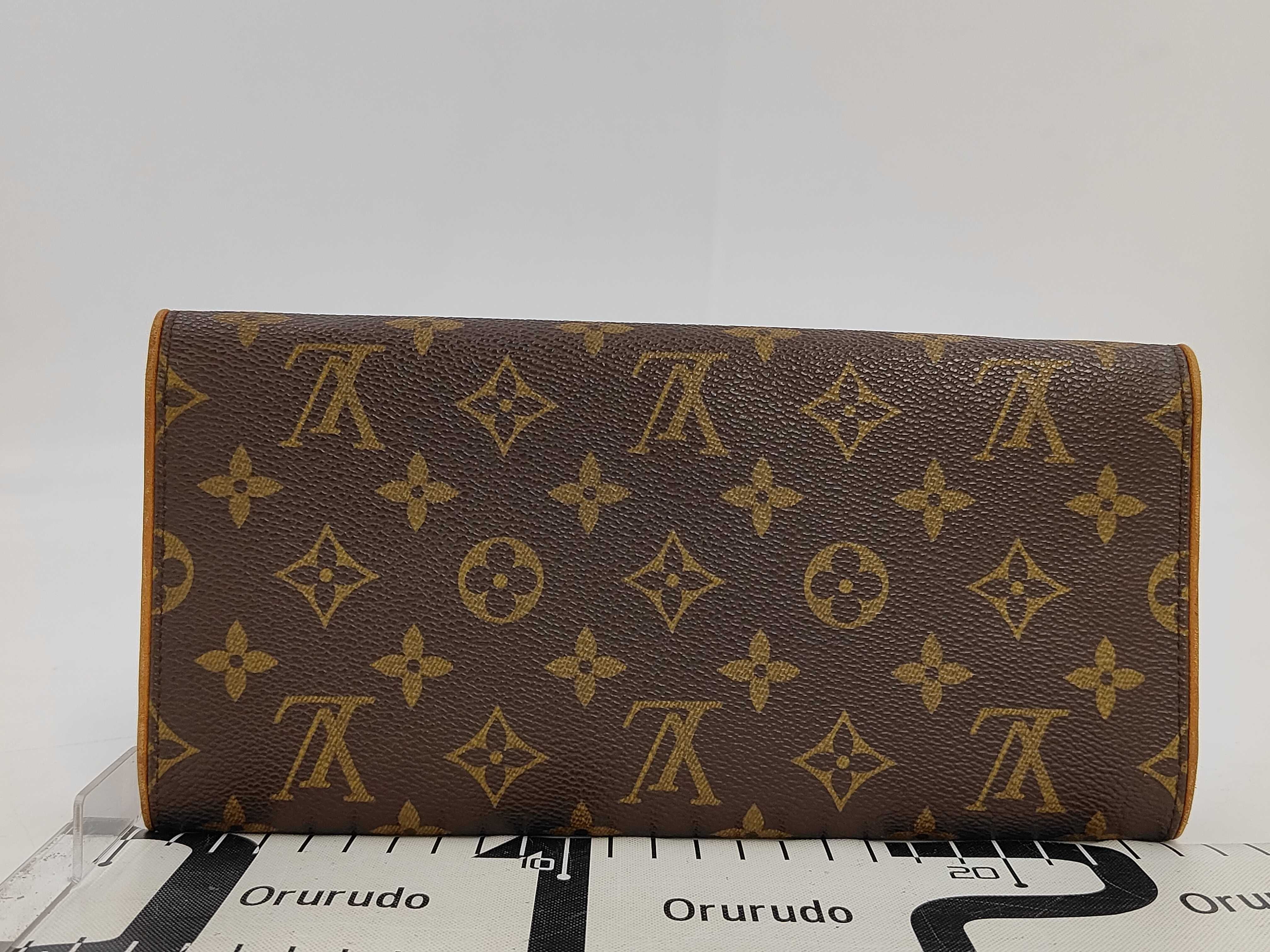 Monogram Louis Vuitton Monogram Pochette Twin GM Pouch — view 2