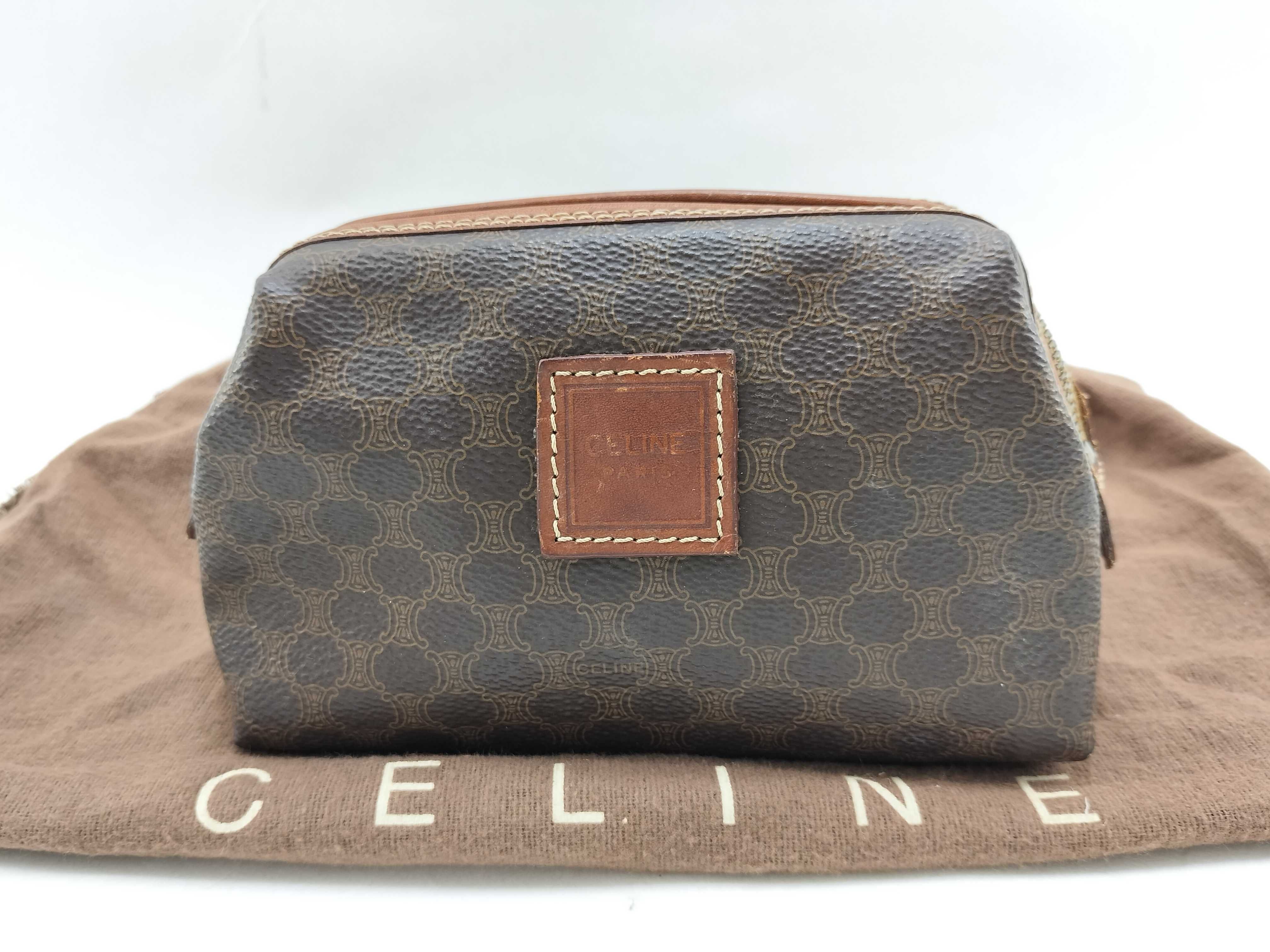 pouch, Macadam pattern, with dust bag.
