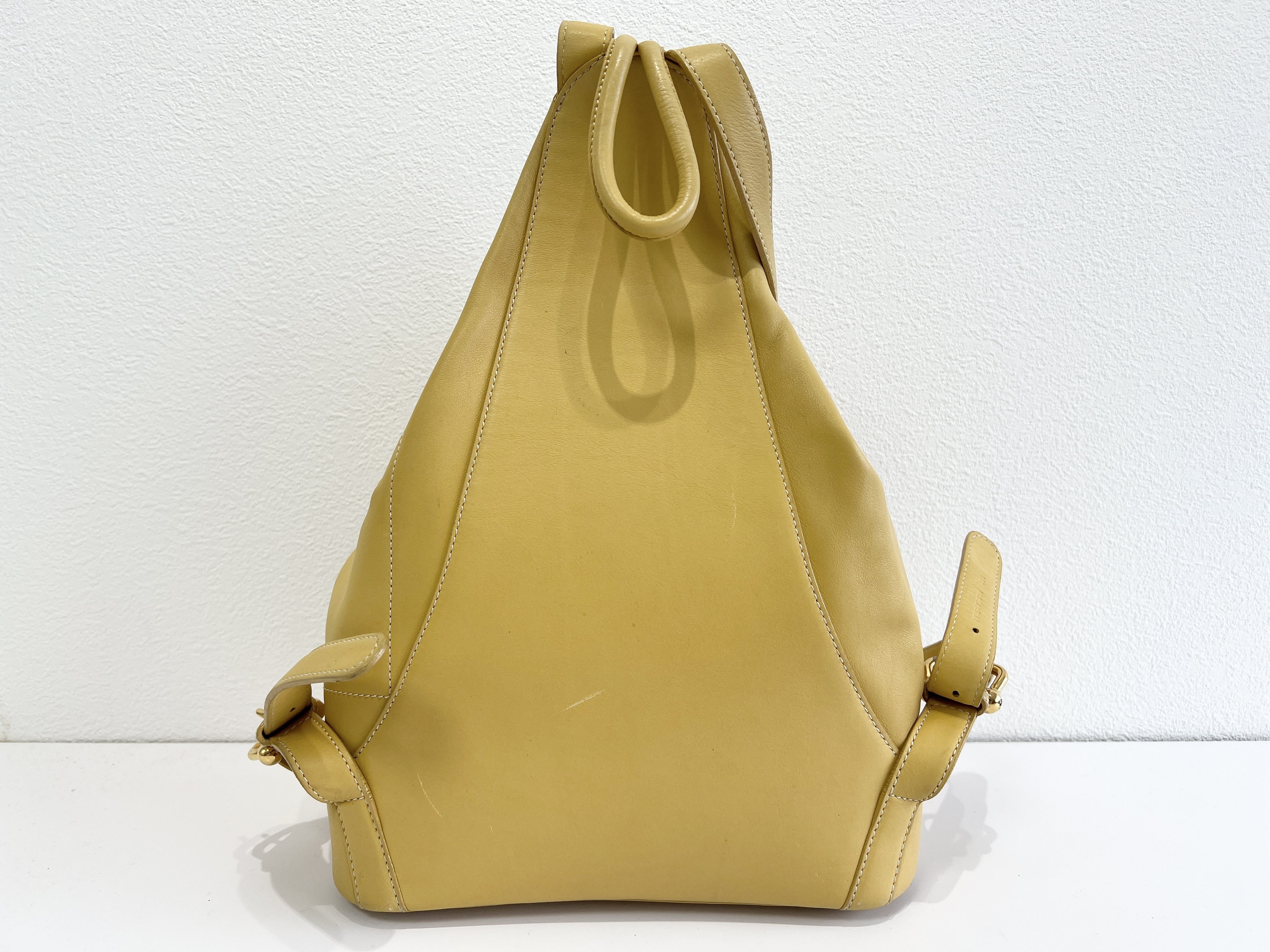 Anton Anagram Logo Leather Backpack — view 2