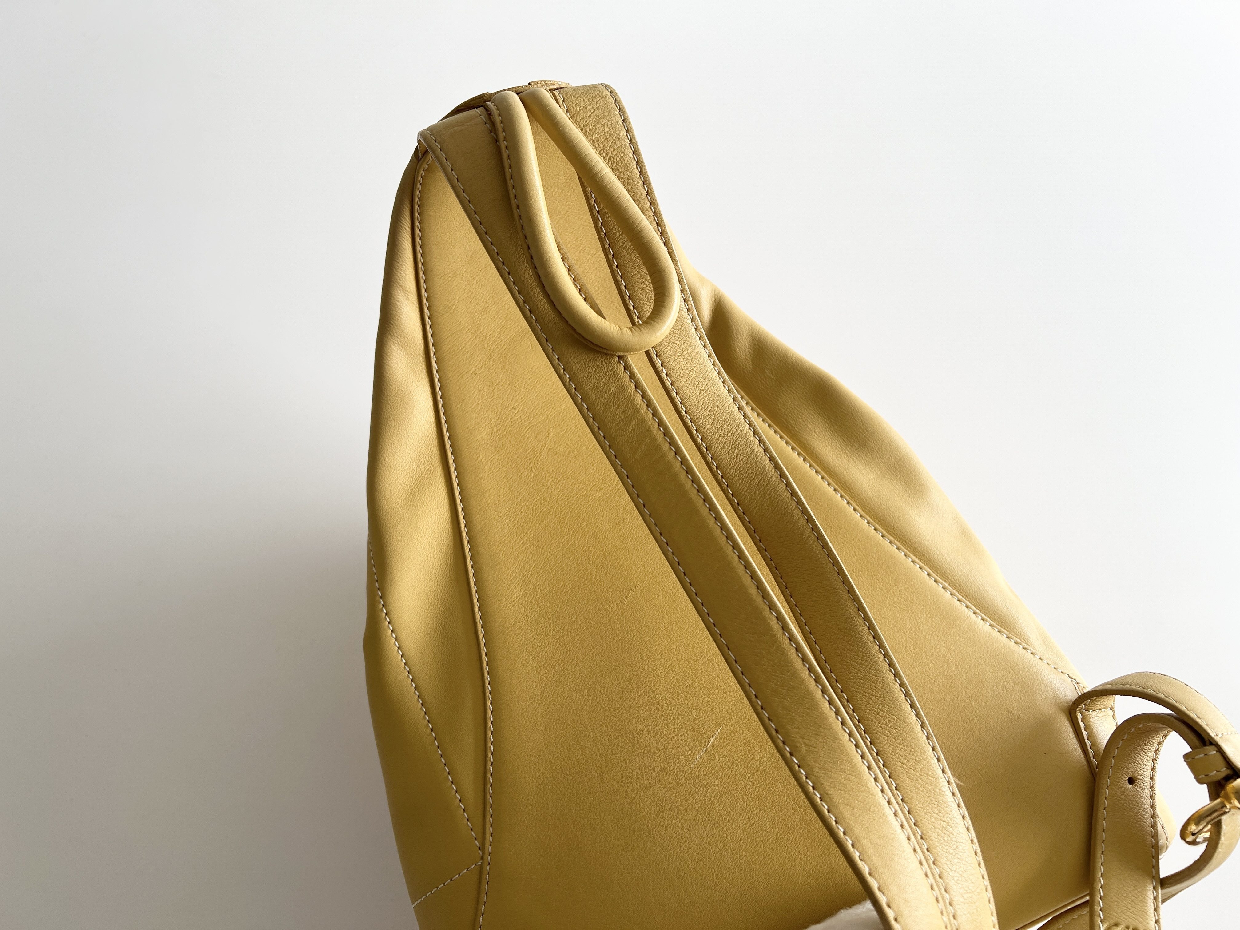 Anton Anagram Logo Leather Backpack — view 3