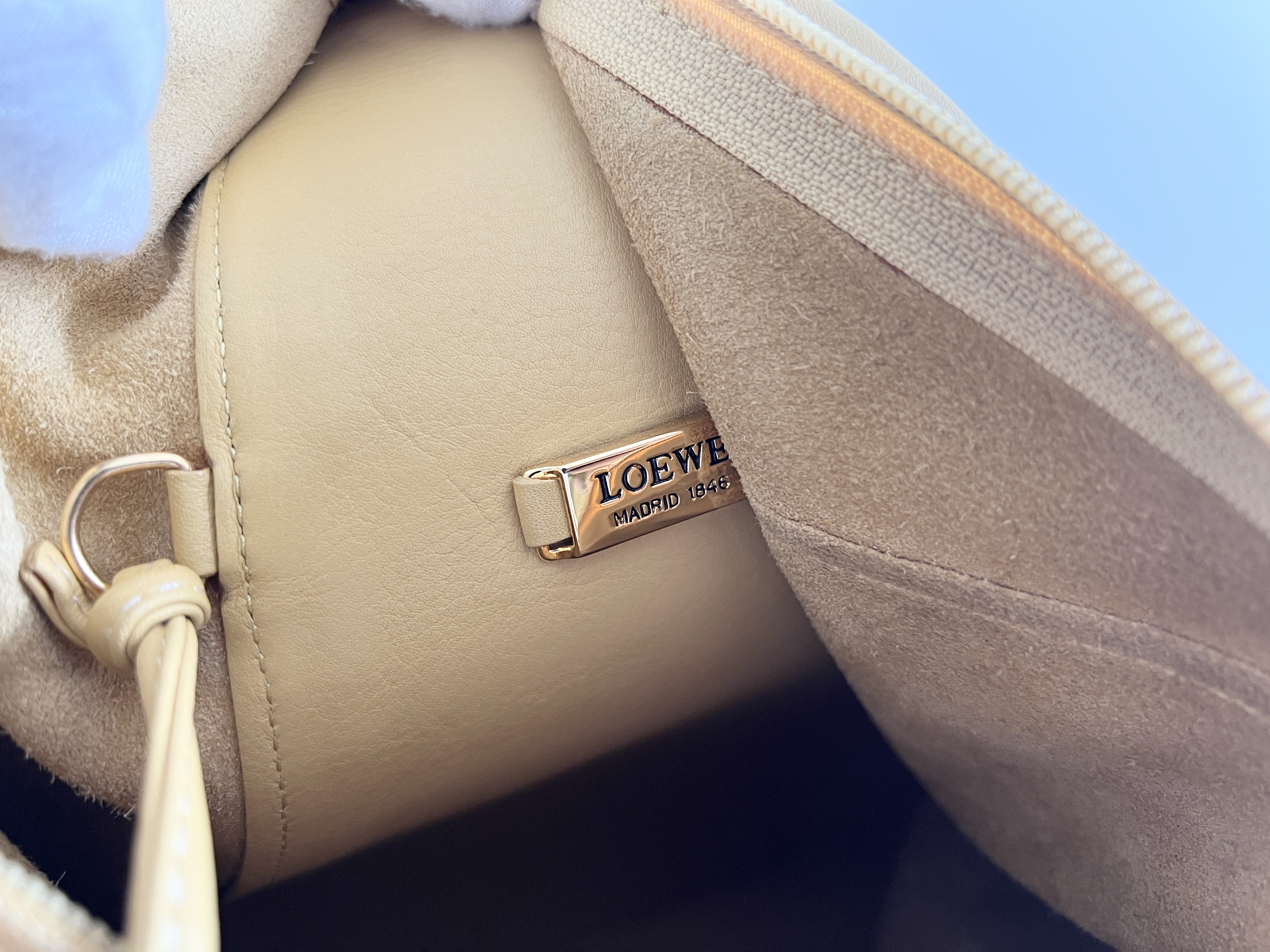 Anton Anagram Logo Leather Backpack — view 7