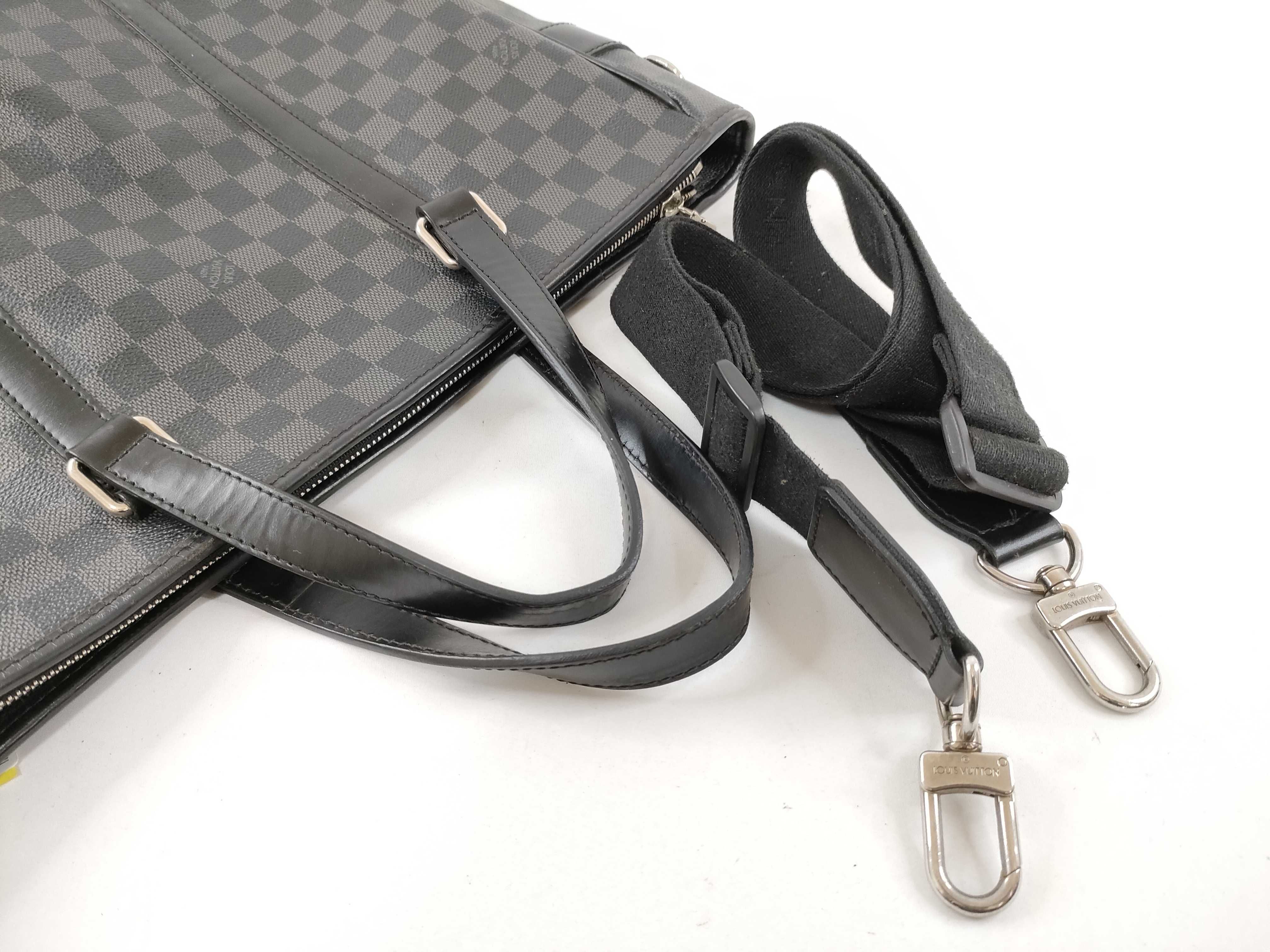 Damier Graphite N51192 Tadao Striped 2-Way Tote Bag — view 5