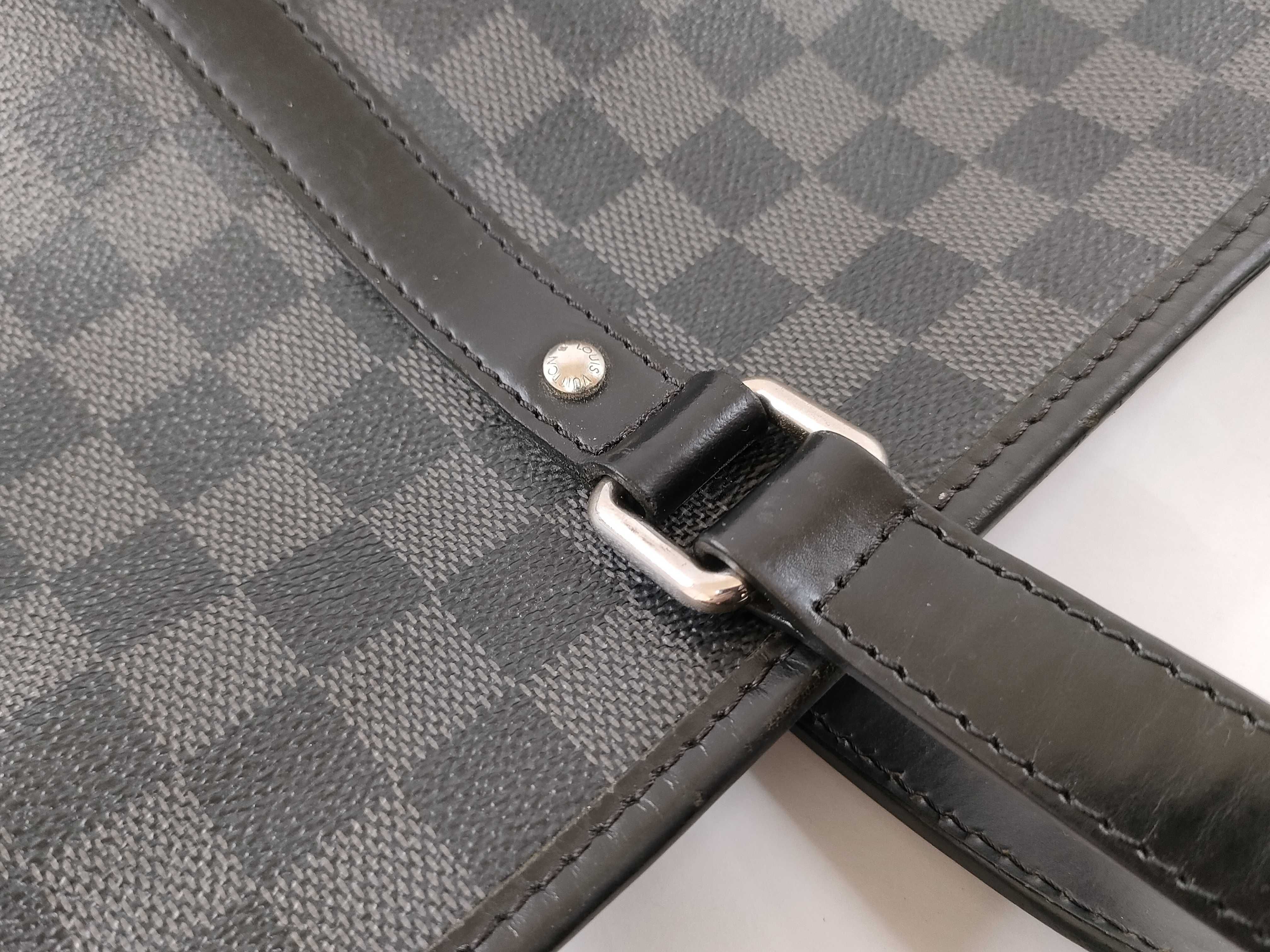 Damier Graphite N51192 Tadao Striped 2-Way Tote Bag — view 7