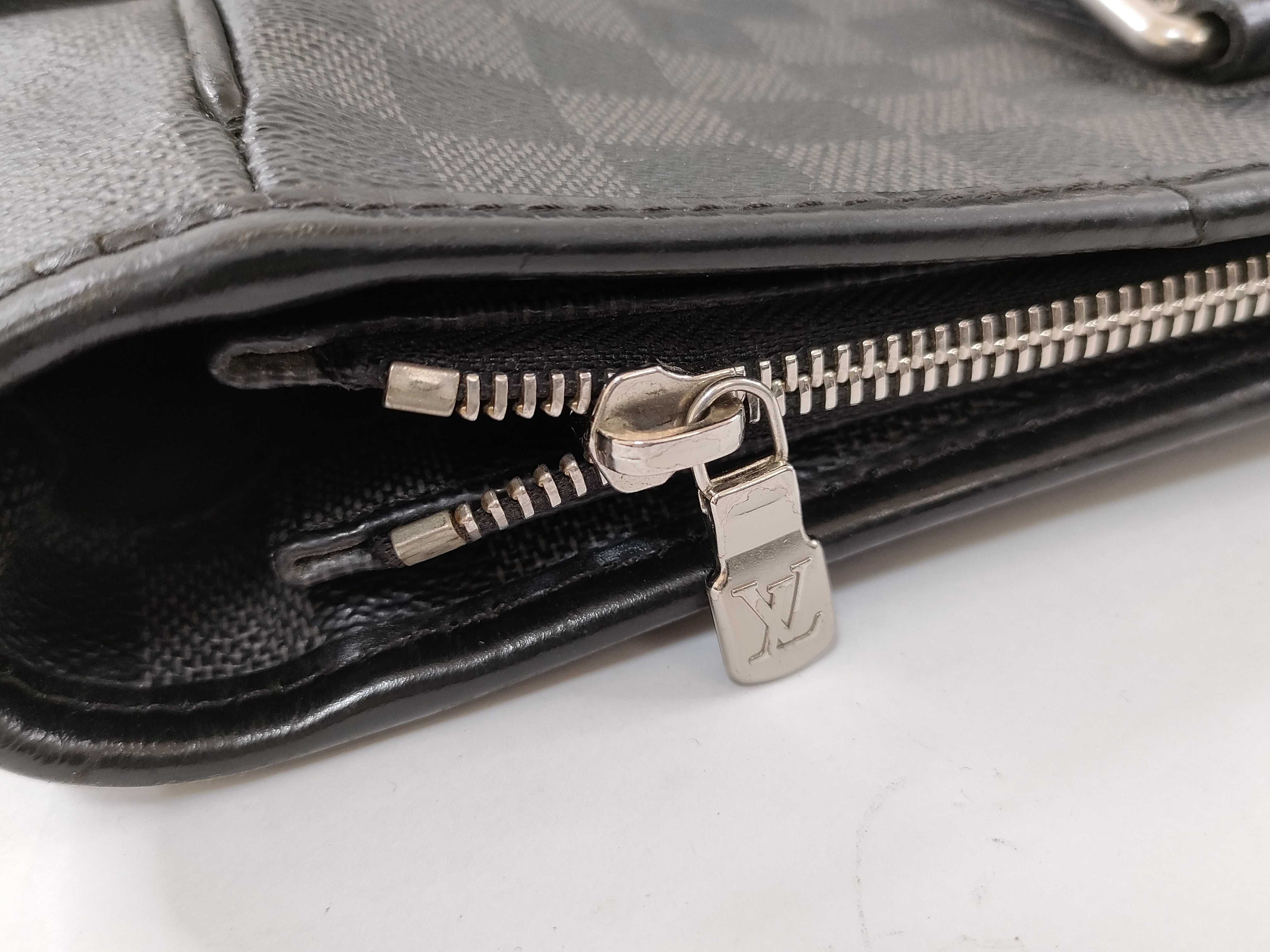Damier Graphite N51192 Tadao Striped 2-Way Tote Bag — view 9