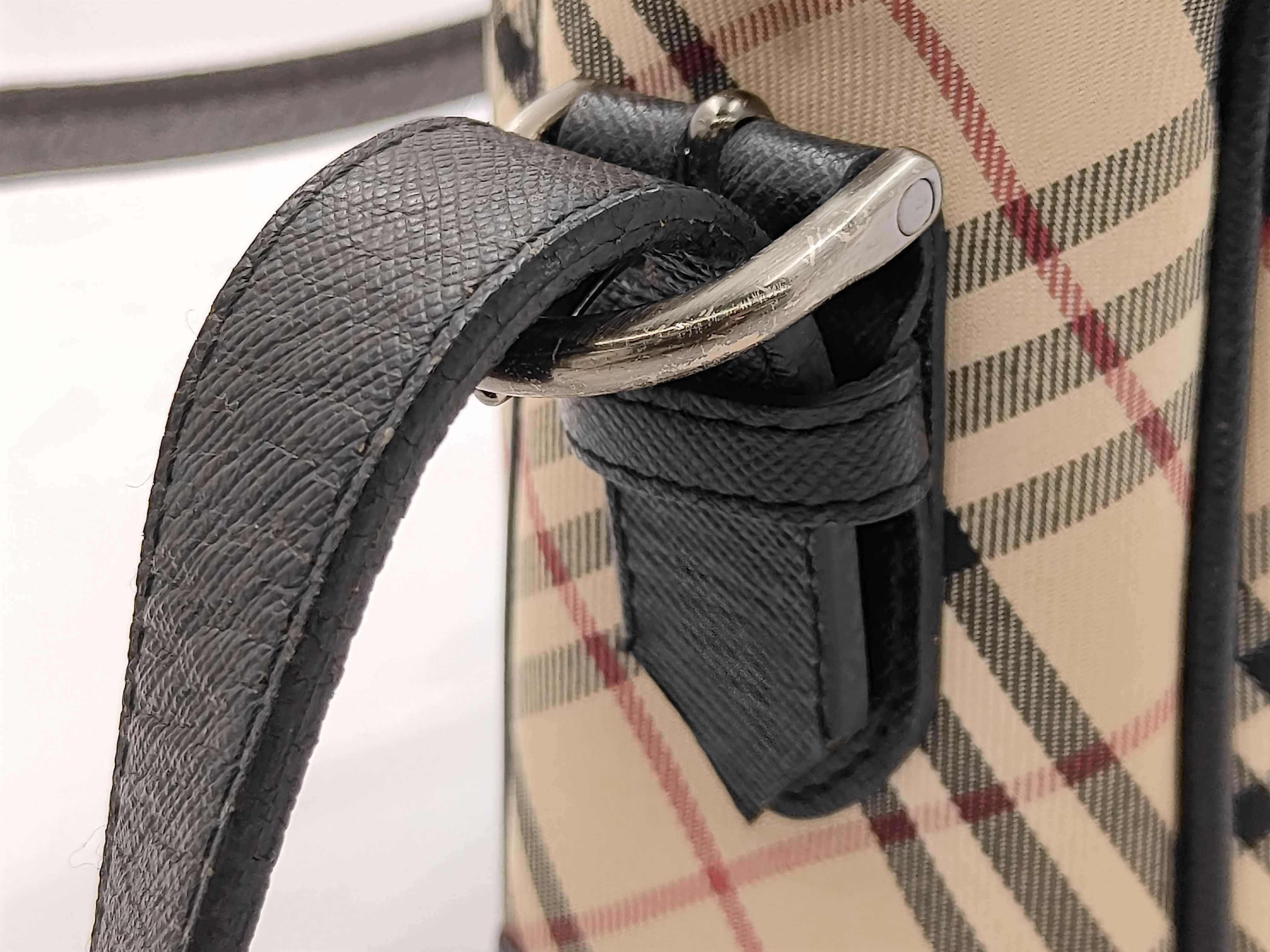 Nova Check Leather Combination Shoulder Bag — view 5