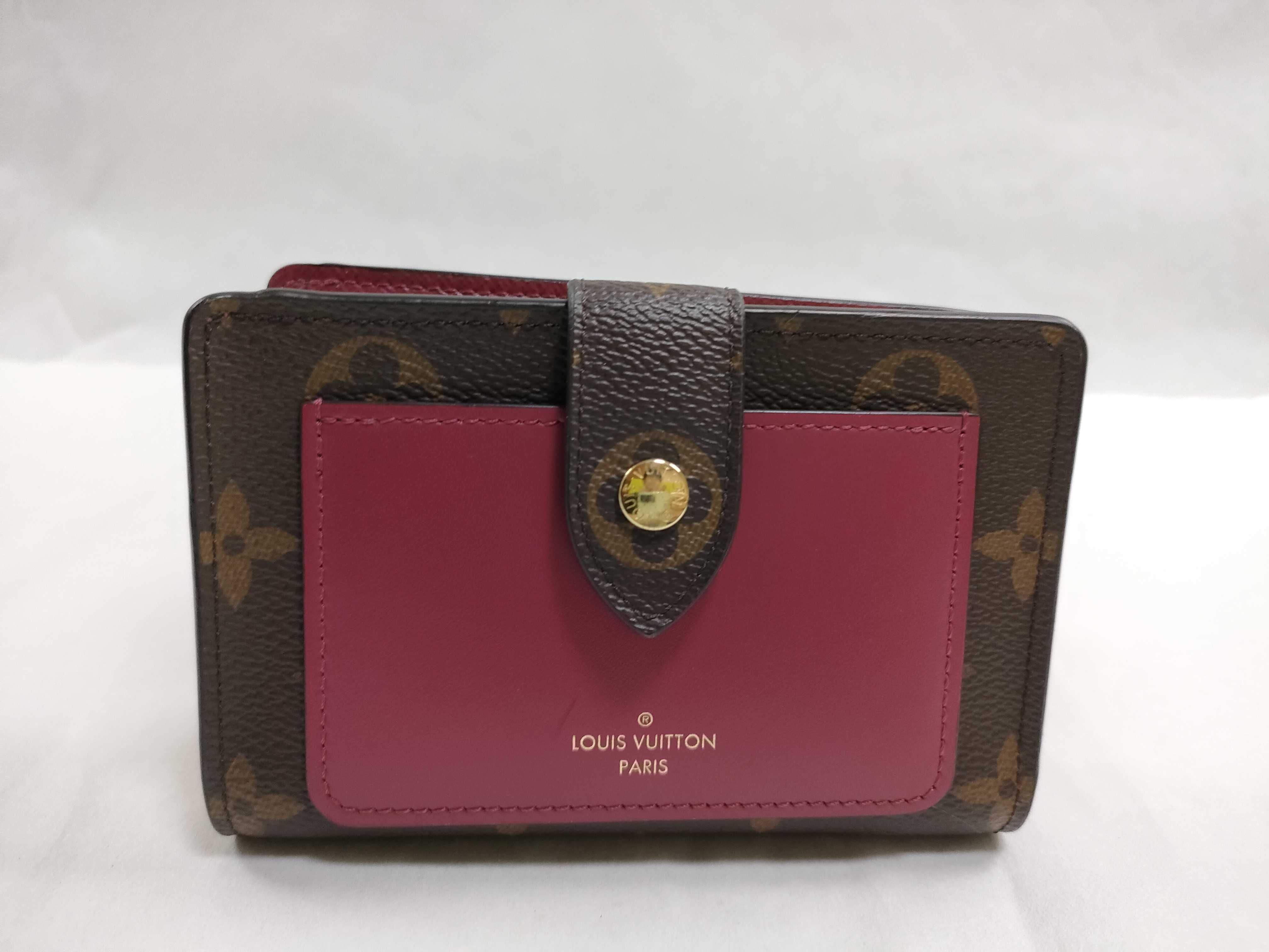 Monogram Louis Vuitton Portefeuille Juliette Fuchsia M69433 Wallet