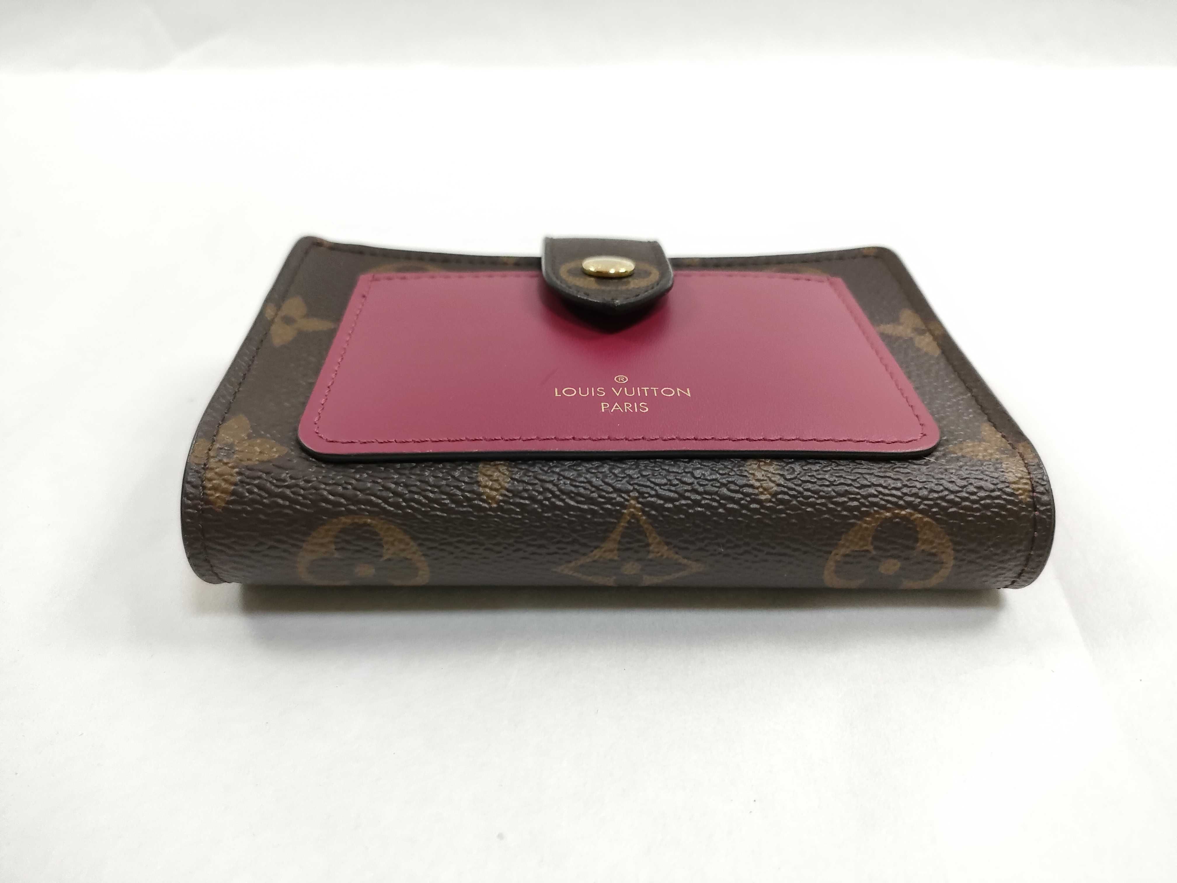 Monogram Louis Vuitton Portefeuille Juliette Fuchsia M69433 Wallet — view 5