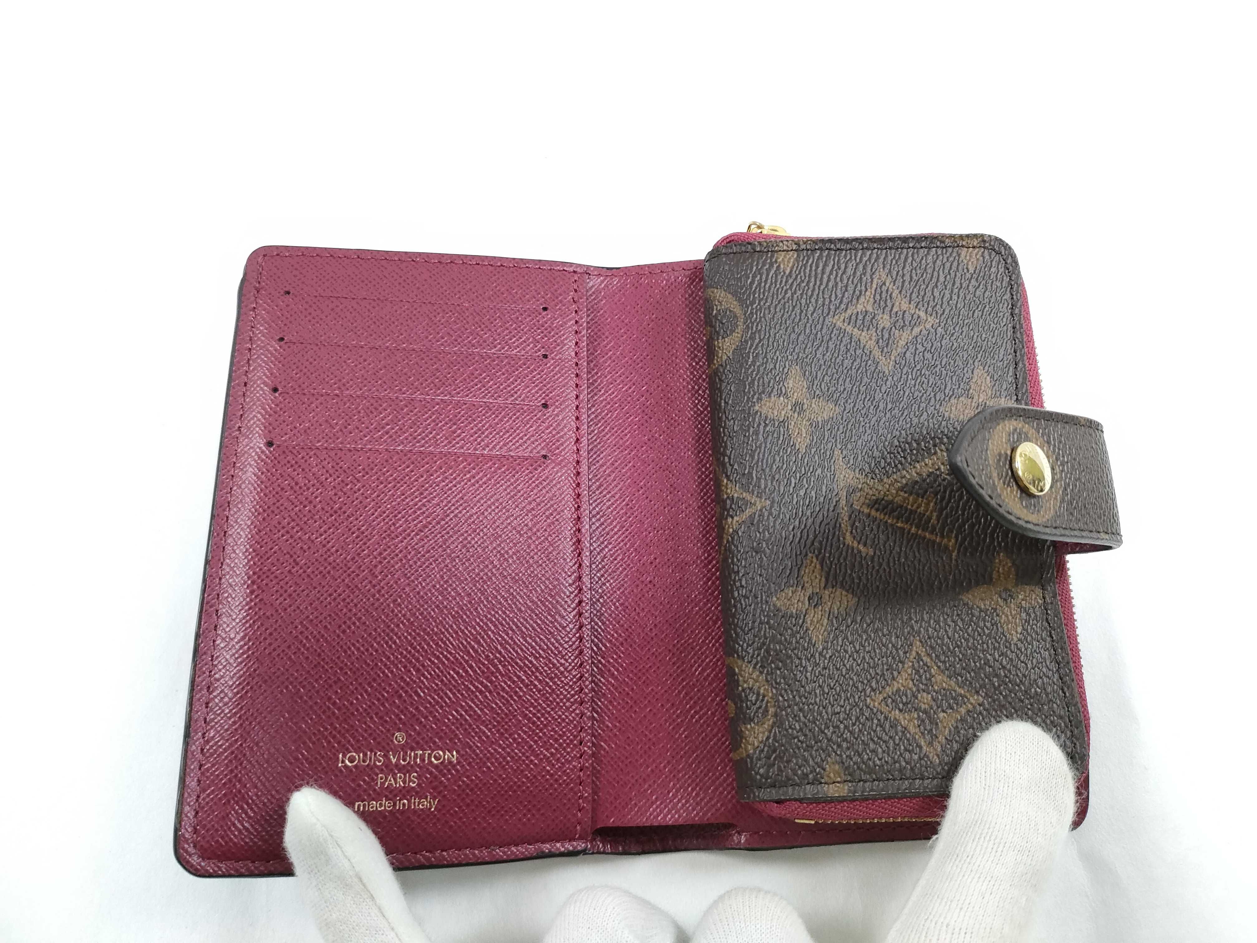 Monogram Louis Vuitton Portefeuille Juliette Fuchsia M69433 Wallet — view 7