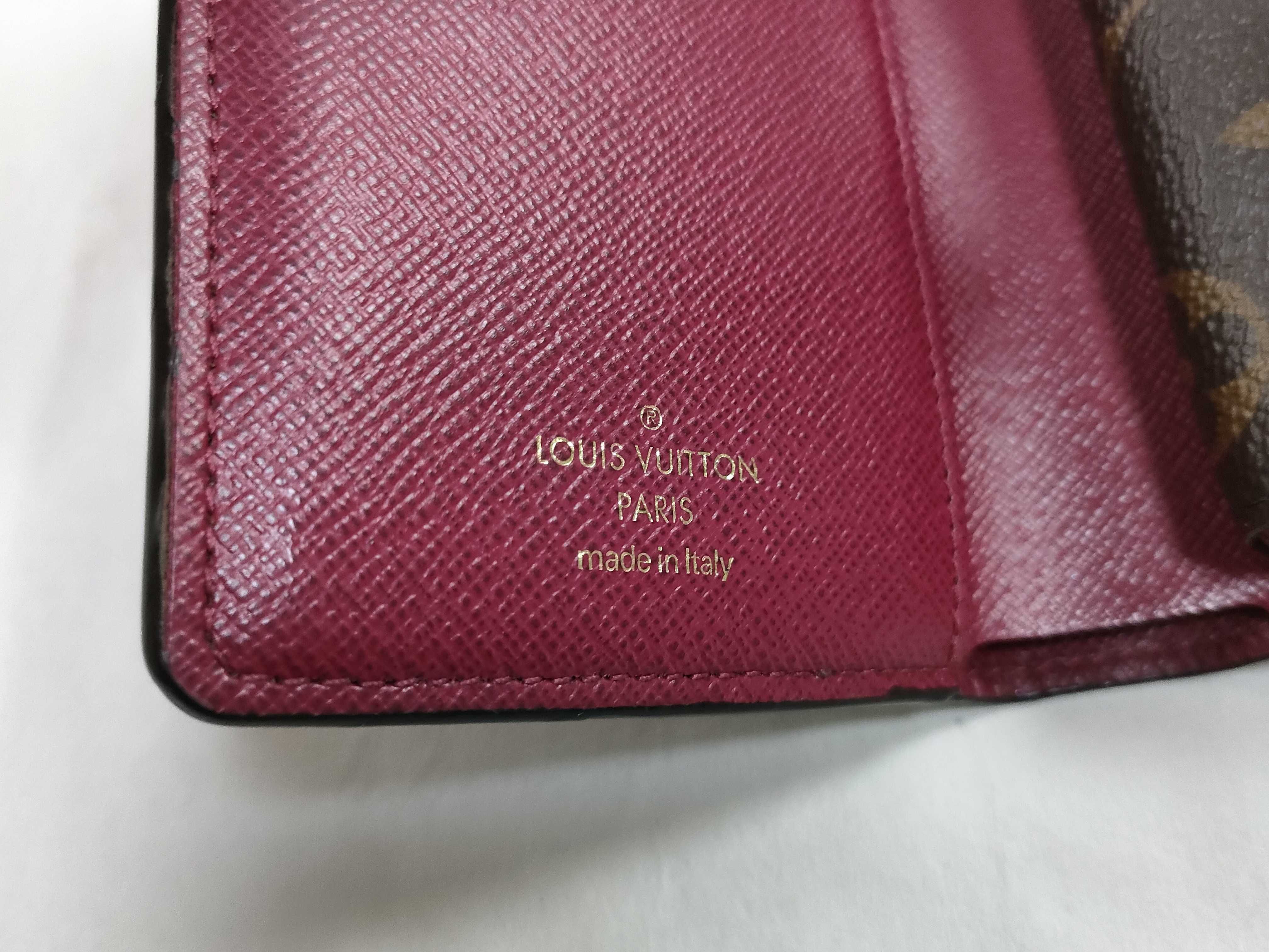 Monogram Louis Vuitton Portefeuille Juliette Fuchsia M69433 Wallet — view 8