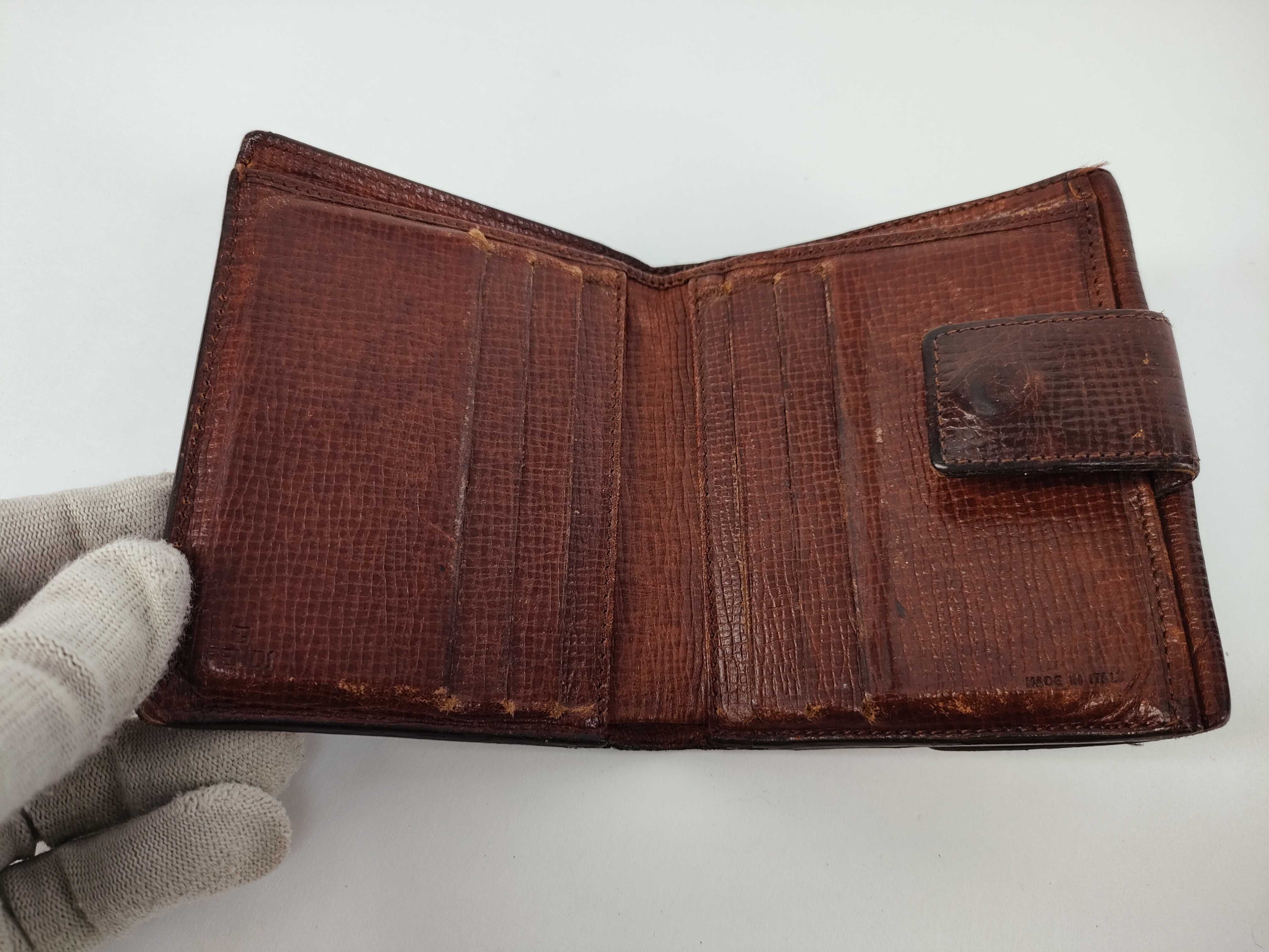 Zucca pattern FF logo bi-fold wallet — view 9