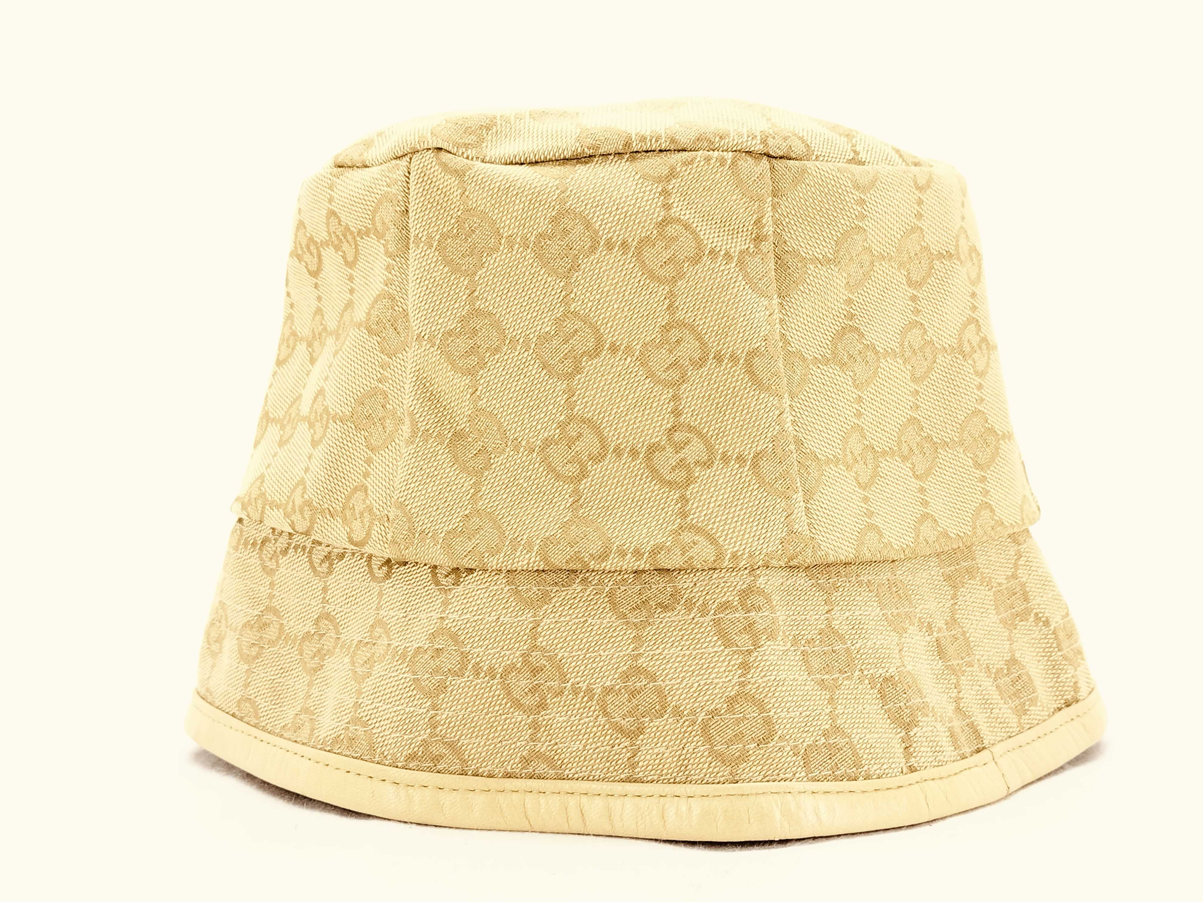 GG Canvas Bucket Hat Cap Other Accessories — view 2