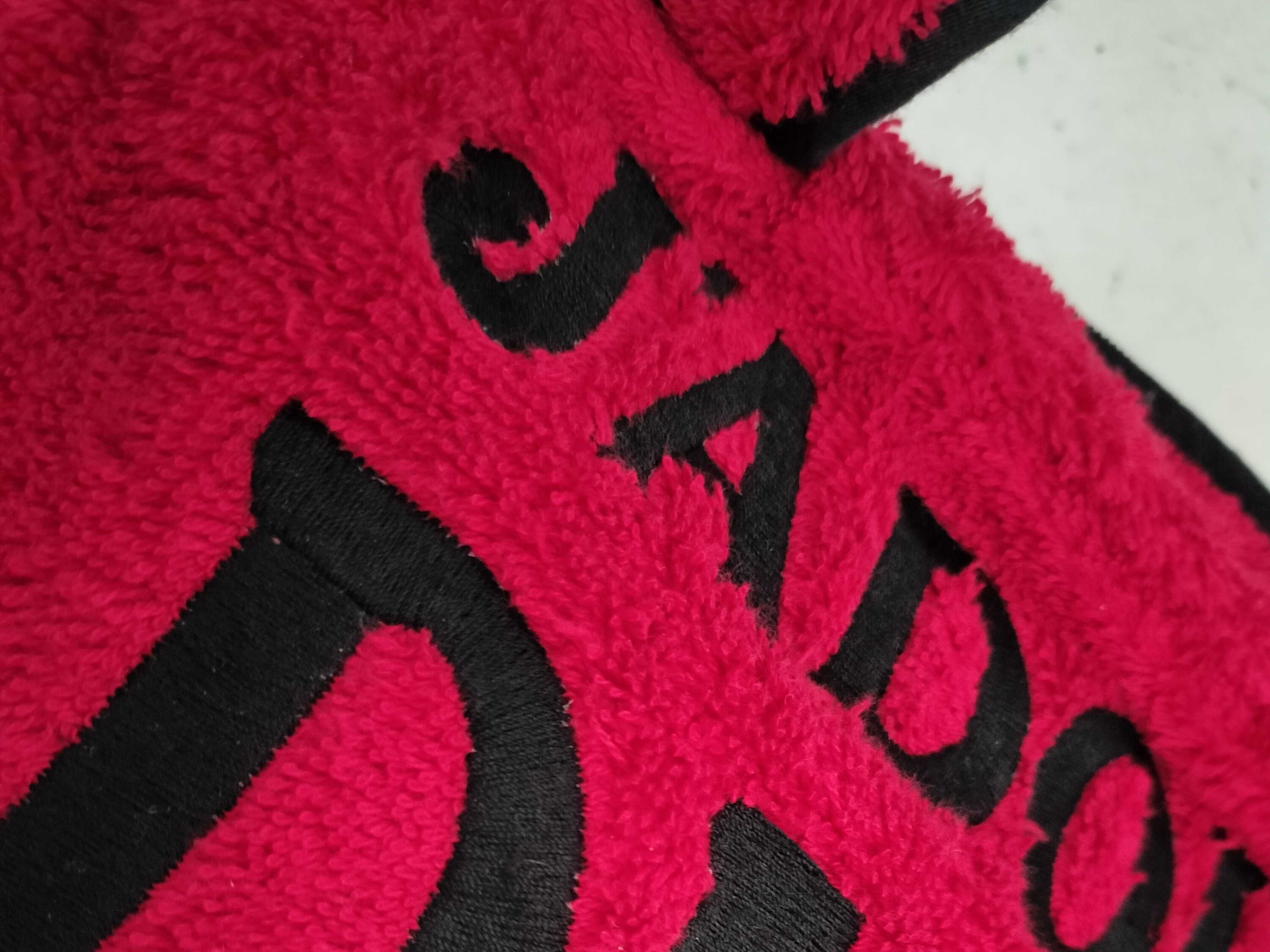 Pile Fabric Mini Boston Bag Red Tote Bag — view 13