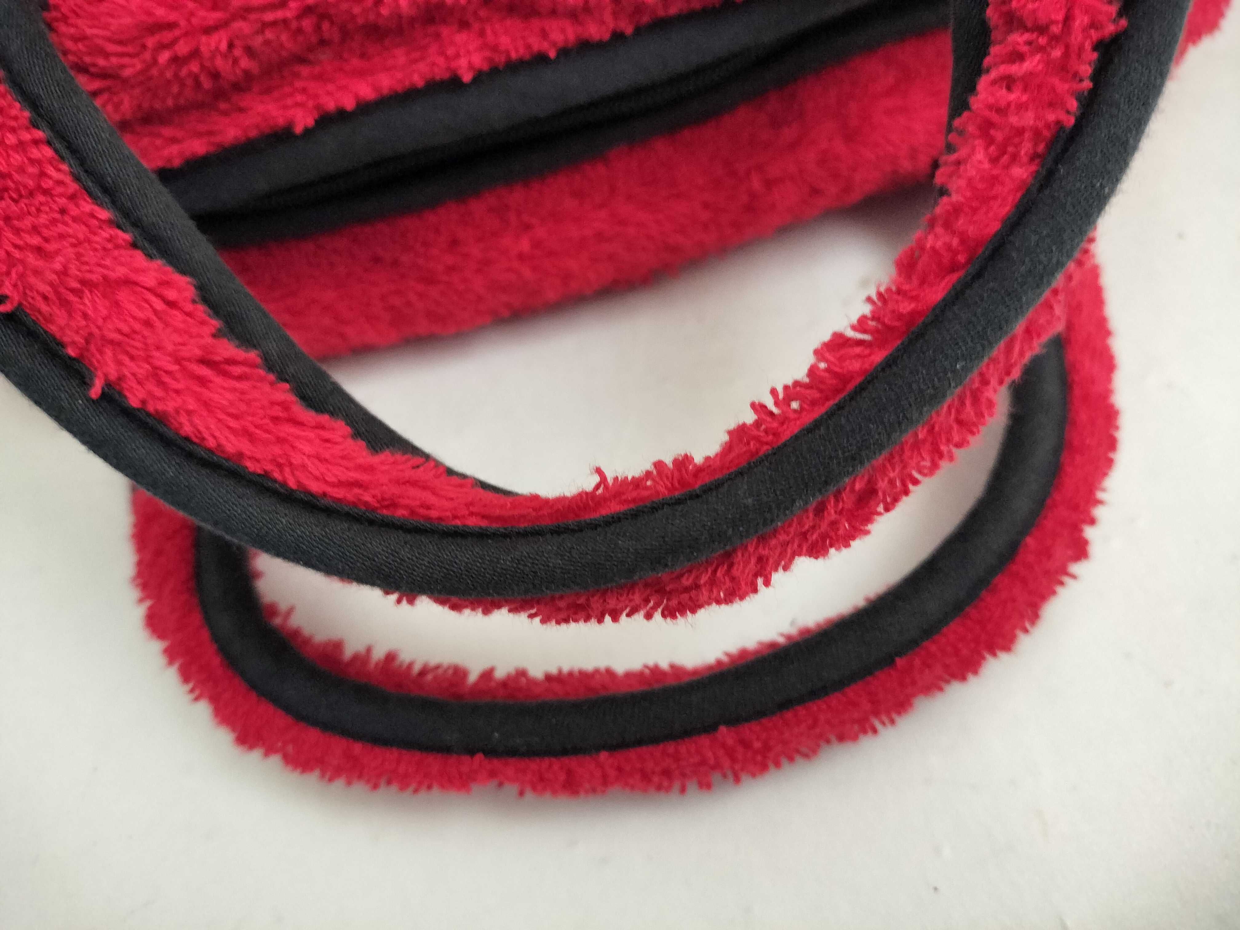 Pile Fabric Mini Boston Bag Red Tote Bag — view 4