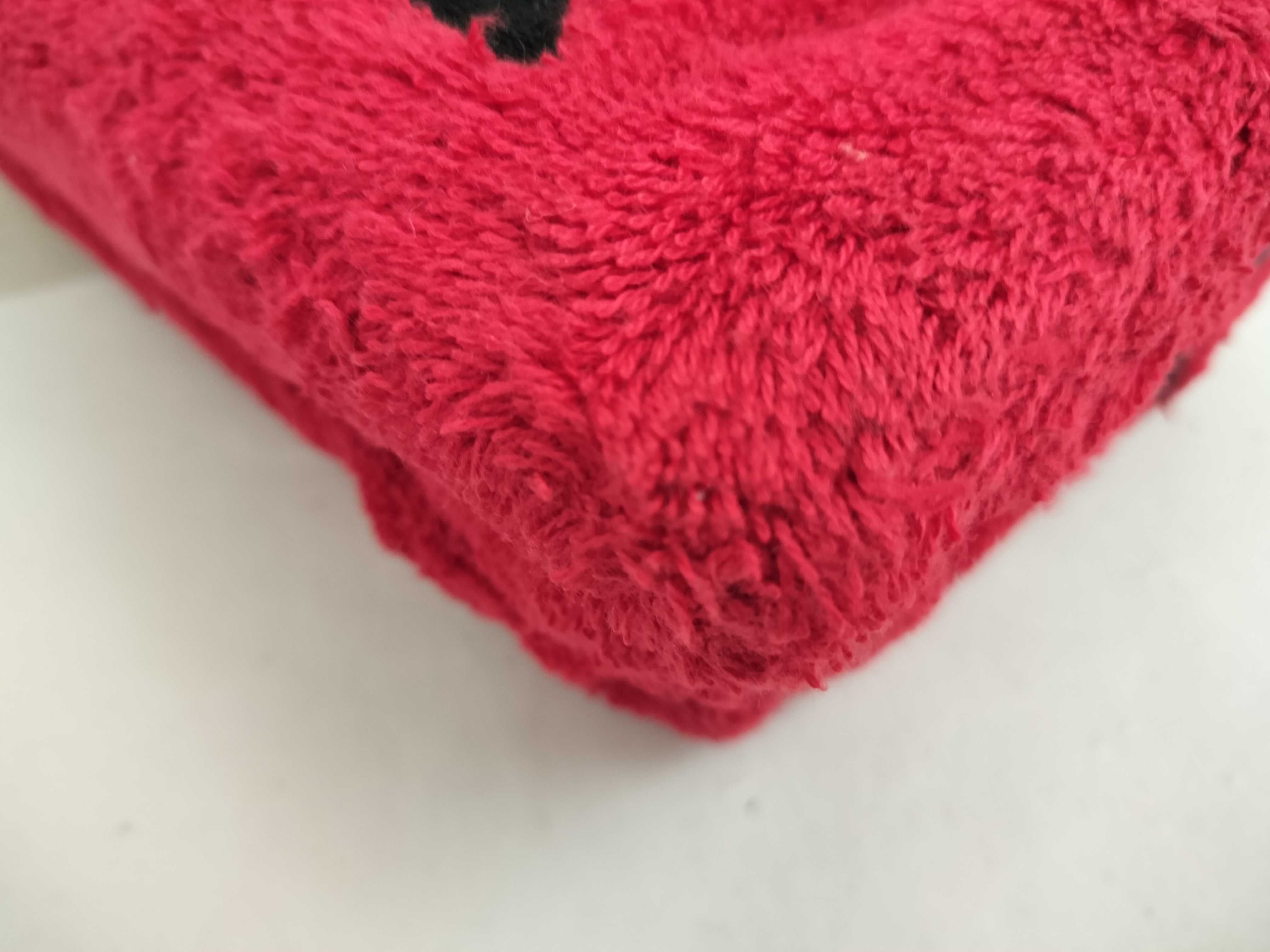 Pile Fabric Mini Boston Bag Red Tote Bag — view 7