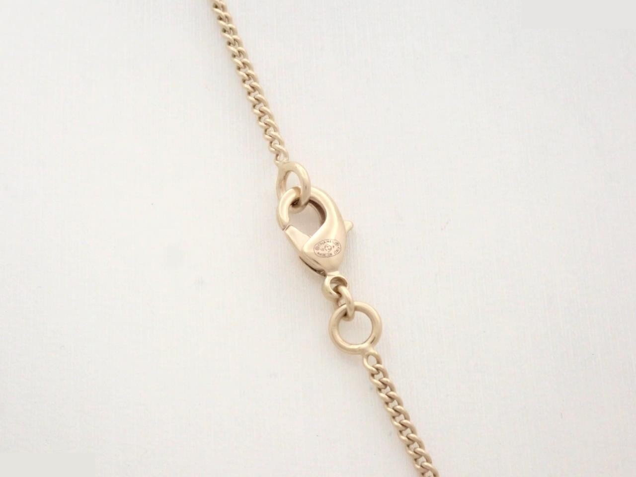Camellia Coco Mark Necklace 10P Pink Chain Approx. 59cm — view 2