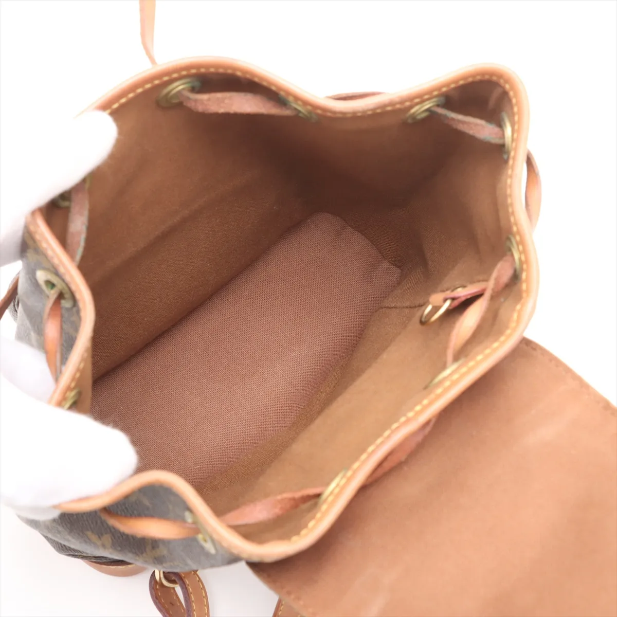 Monogram Mini Monsouris M51137 SP0597 Brown — view 7