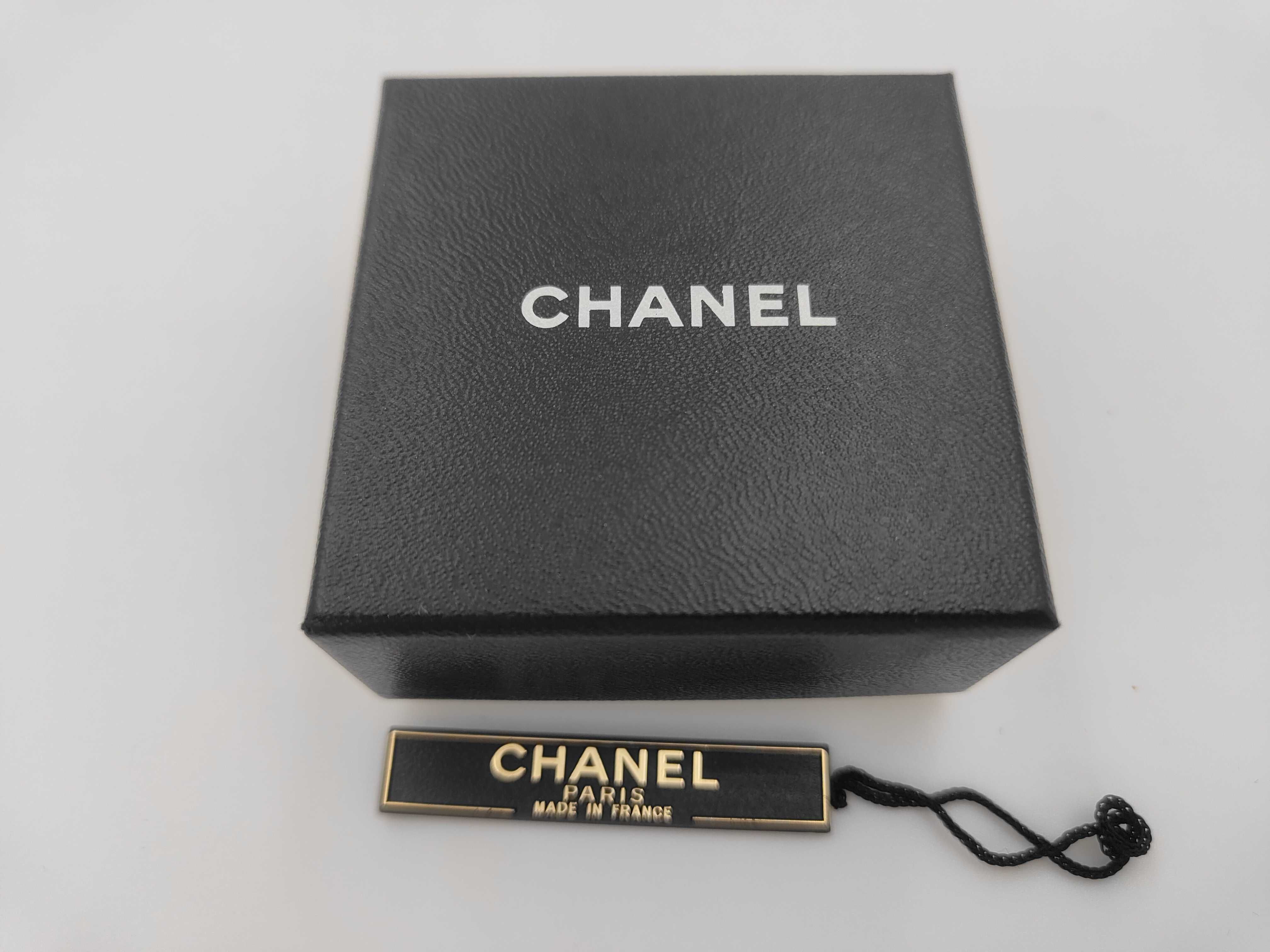 earrings, acrylic and silver, with original box. — view 6