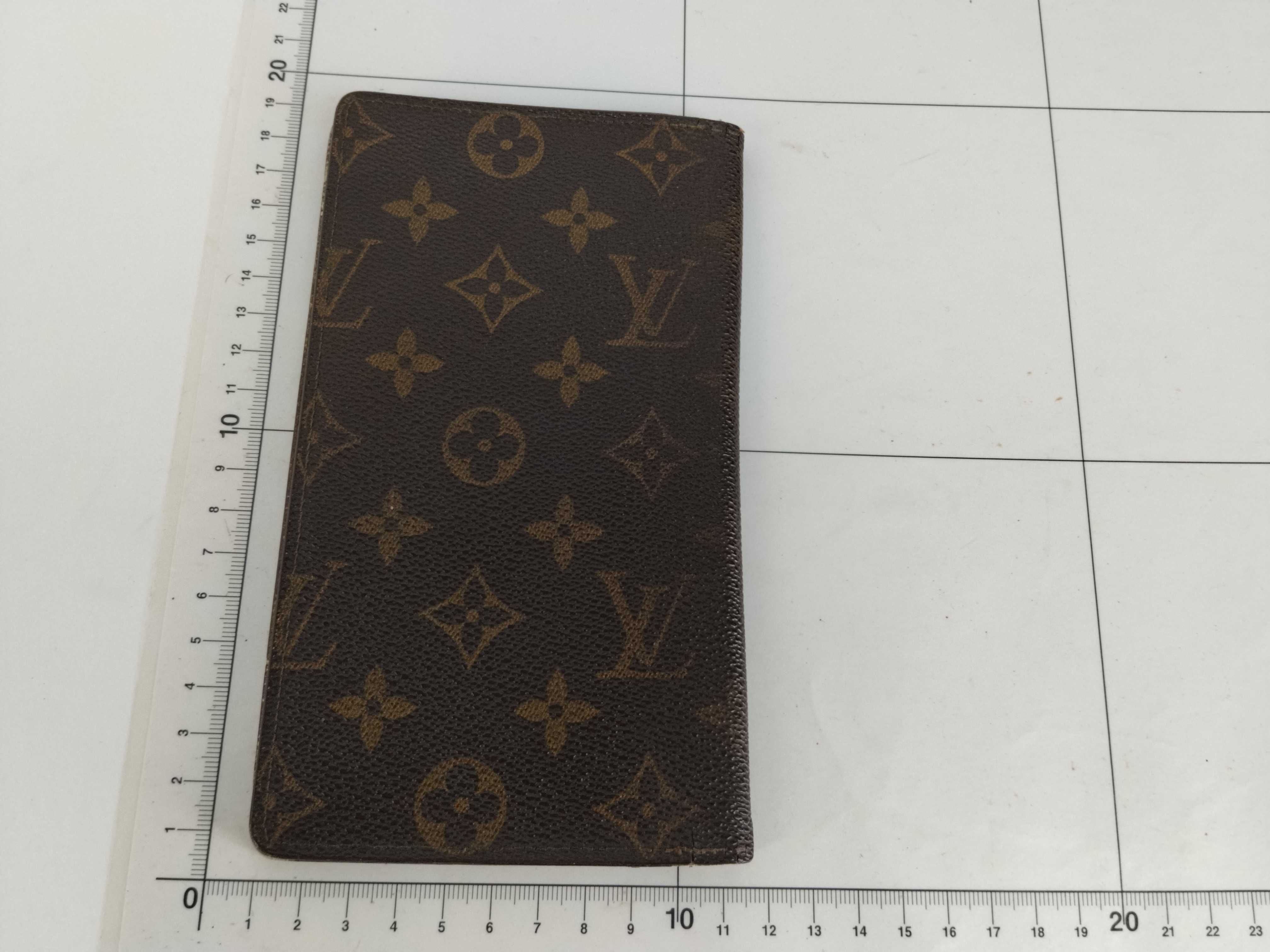 Monogram LV Card Case Portefeuille Chequier Carte Credit Brown Wallet — view 2