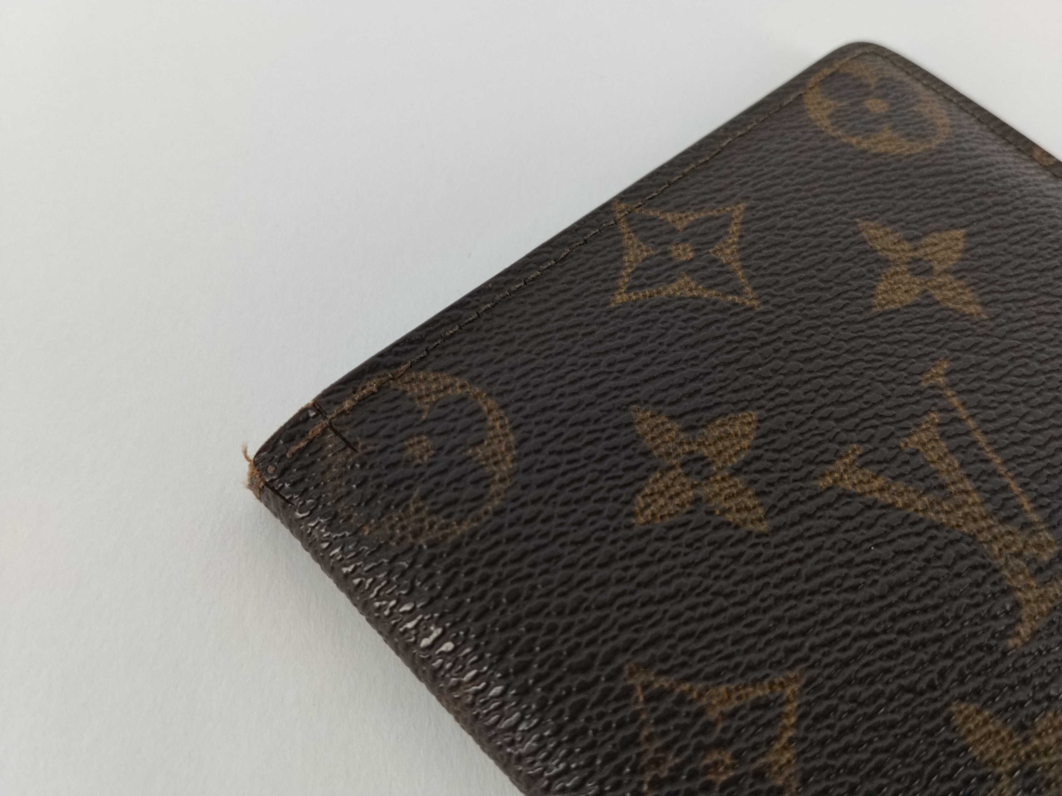 Monogram LV Card Case Portefeuille Chequier Carte Credit Brown Wallet — view 13