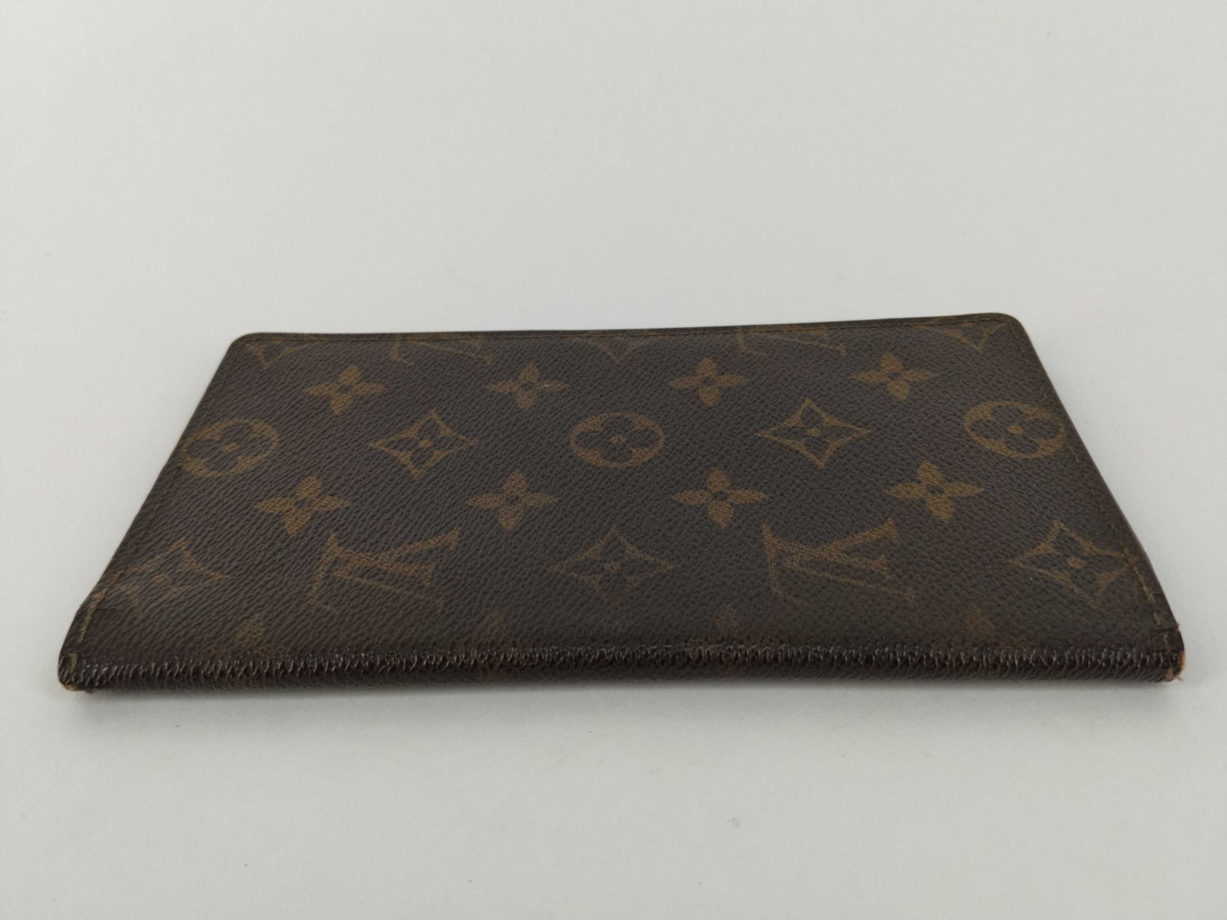 Monogram LV Card Case Portefeuille Chequier Carte Credit Brown Wallet — view 5