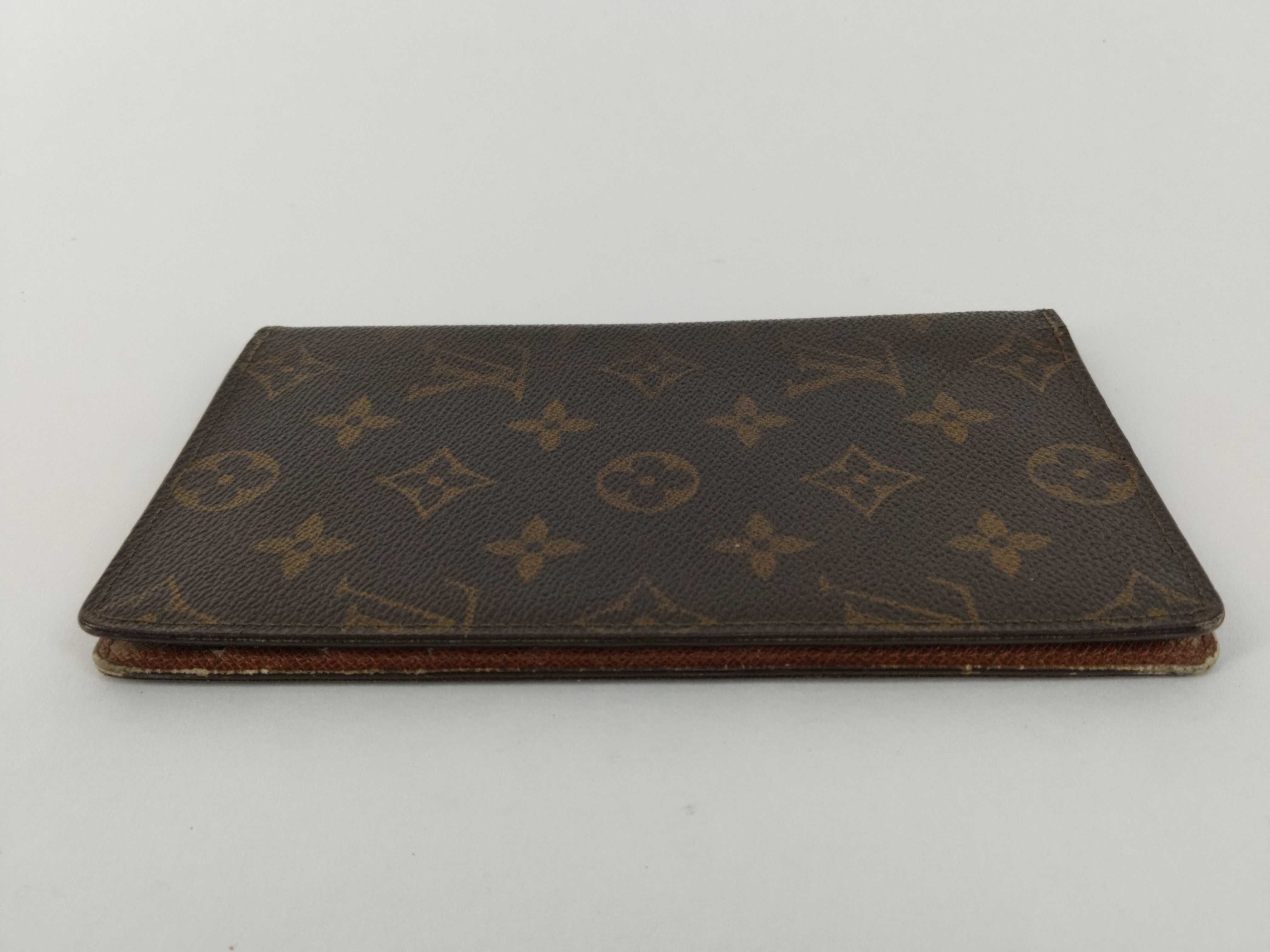 Monogram LV Card Case Portefeuille Chequier Carte Credit Brown Wallet — view 7